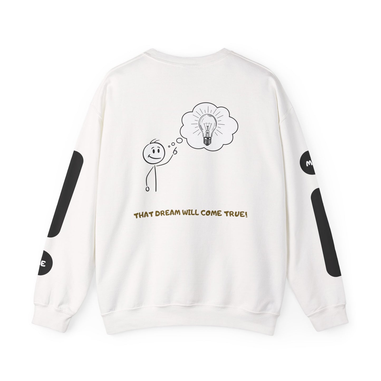 Motivational Crewneck Sweatshirt – "Don't Lose Focus… You've Got This" Scenic Design