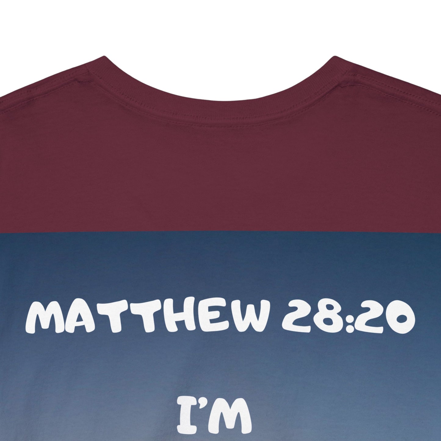 Faith Travel T‑Shirt — “Jeremiah 29:11 / Matthew 28:20” Inspirational Plane Tee