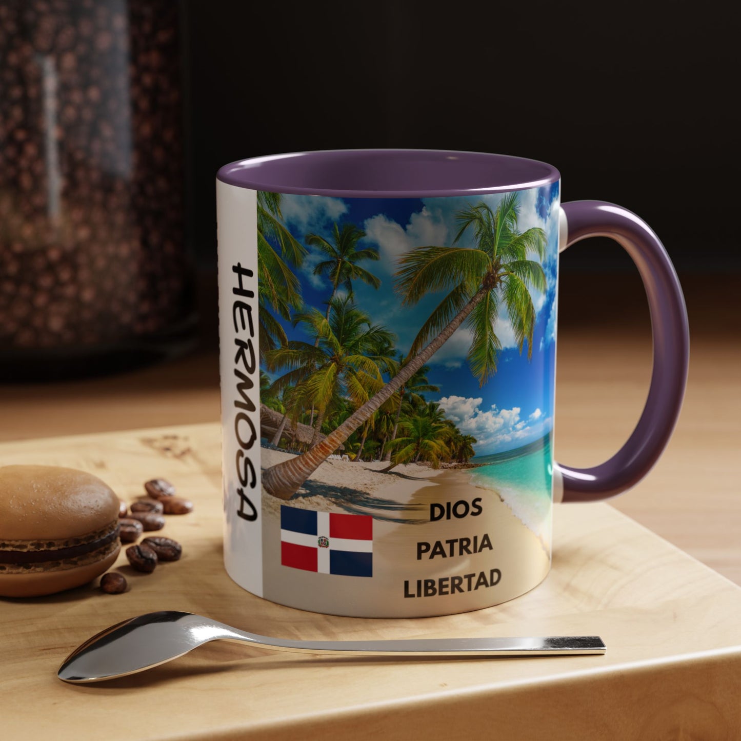DOMINICAN REPUBLIC Tropical Accent Coffee Mug - Beach Paradise Design, Quisqueya, Hermosa, Perfect Gift for Coffee Lovers, Home Decor, Travel [...]