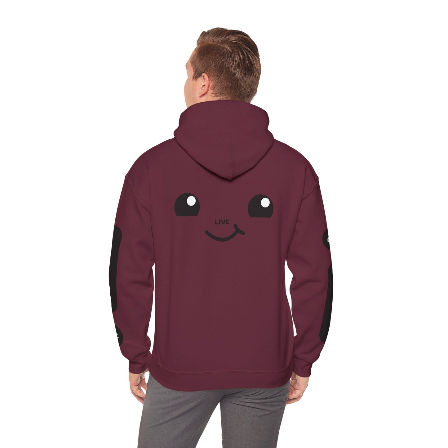 Smile Face Hoodie — "Are You Still Alive?" Sunrise Graphic Hooded Sweatshirt