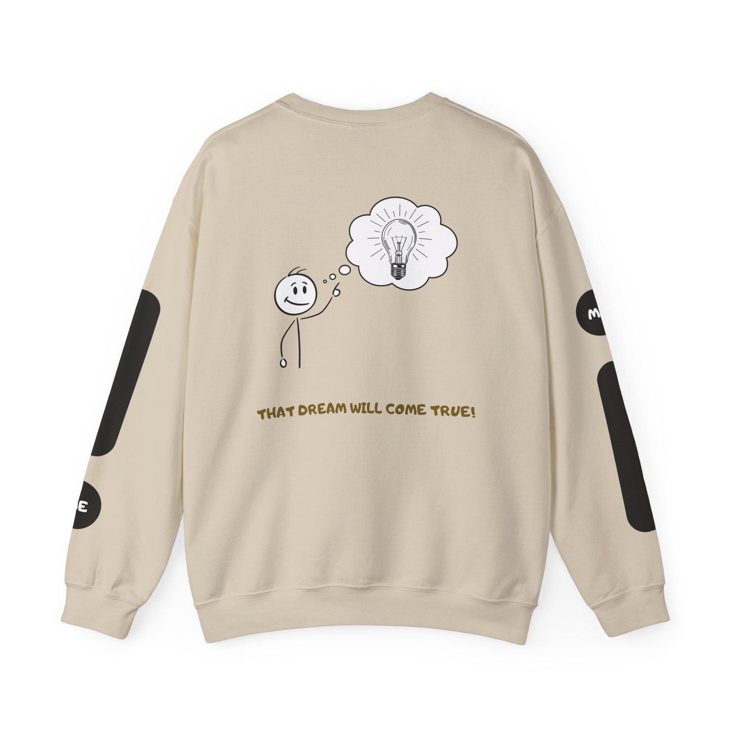 Motivational Crewneck Sweatshirt – "Don't Lose Focus… You've Got This" Scenic Design