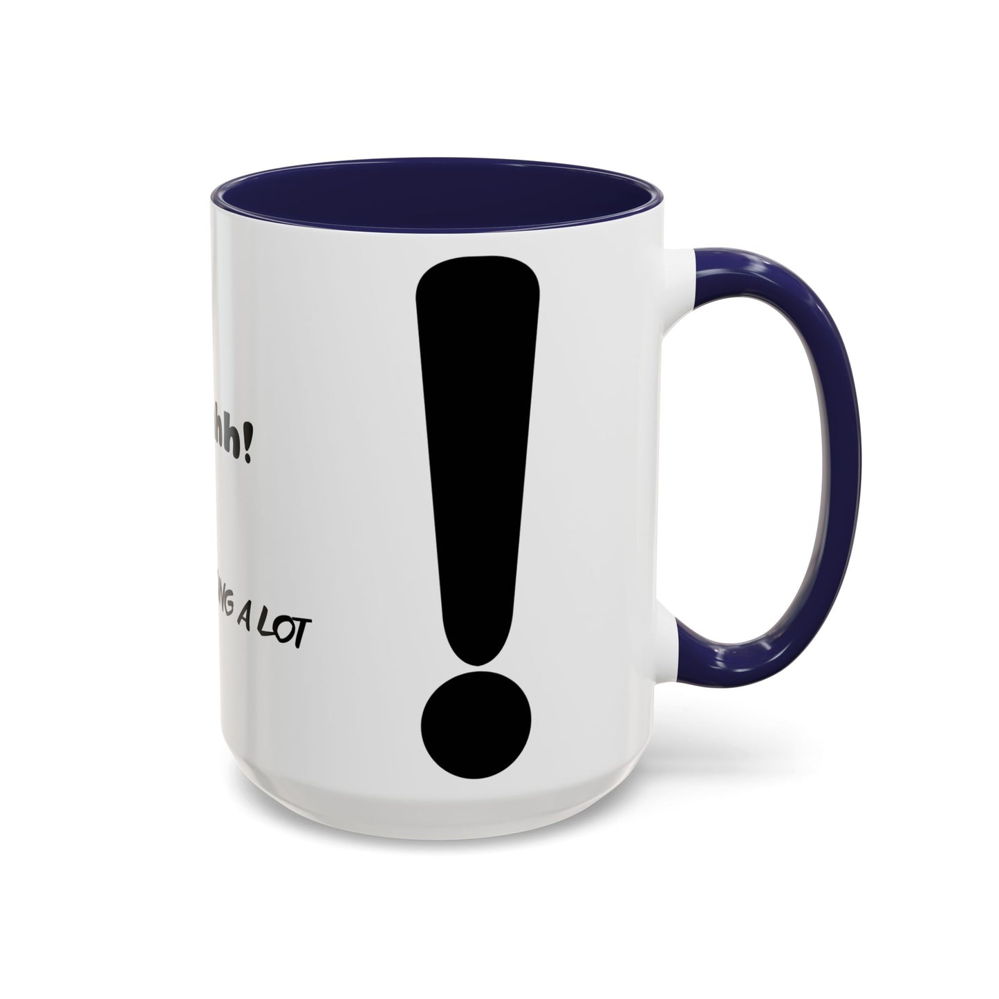 Funny Shhh Coffee Mug, Gift for Friends, Office Humor Cup, Black Accent Mug, Tea Lover's Present