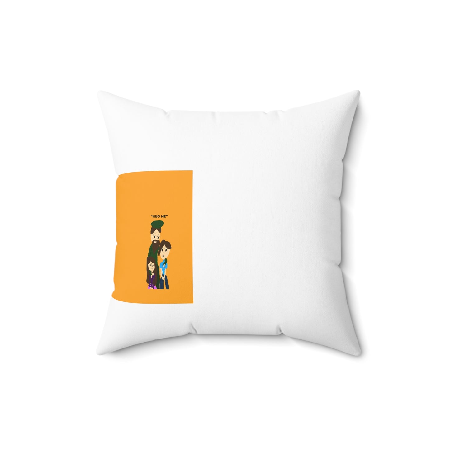 HUG ME ISAAC IDYER ARTS DESINGS Spun Polyester Square Pillow