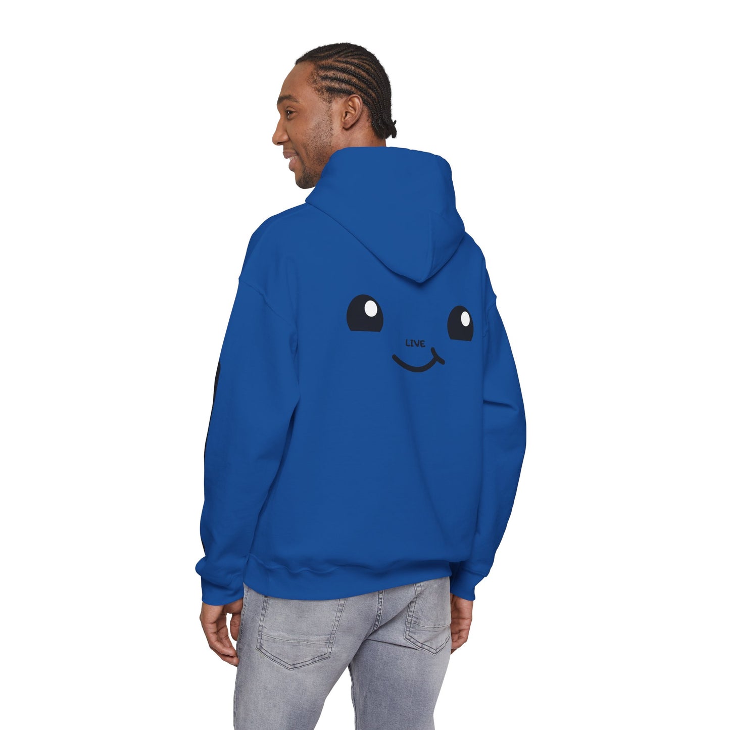Smile Face Hoodie — "Are You Still Alive?" Sunrise Graphic Hooded Sweatshirt