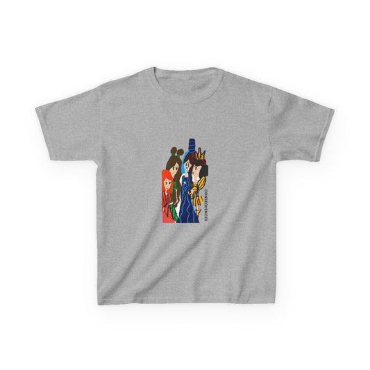 CONSEQUENCES ISAAC IDYER ARTS DESINGS Kids Heavy Cotton™ Tee