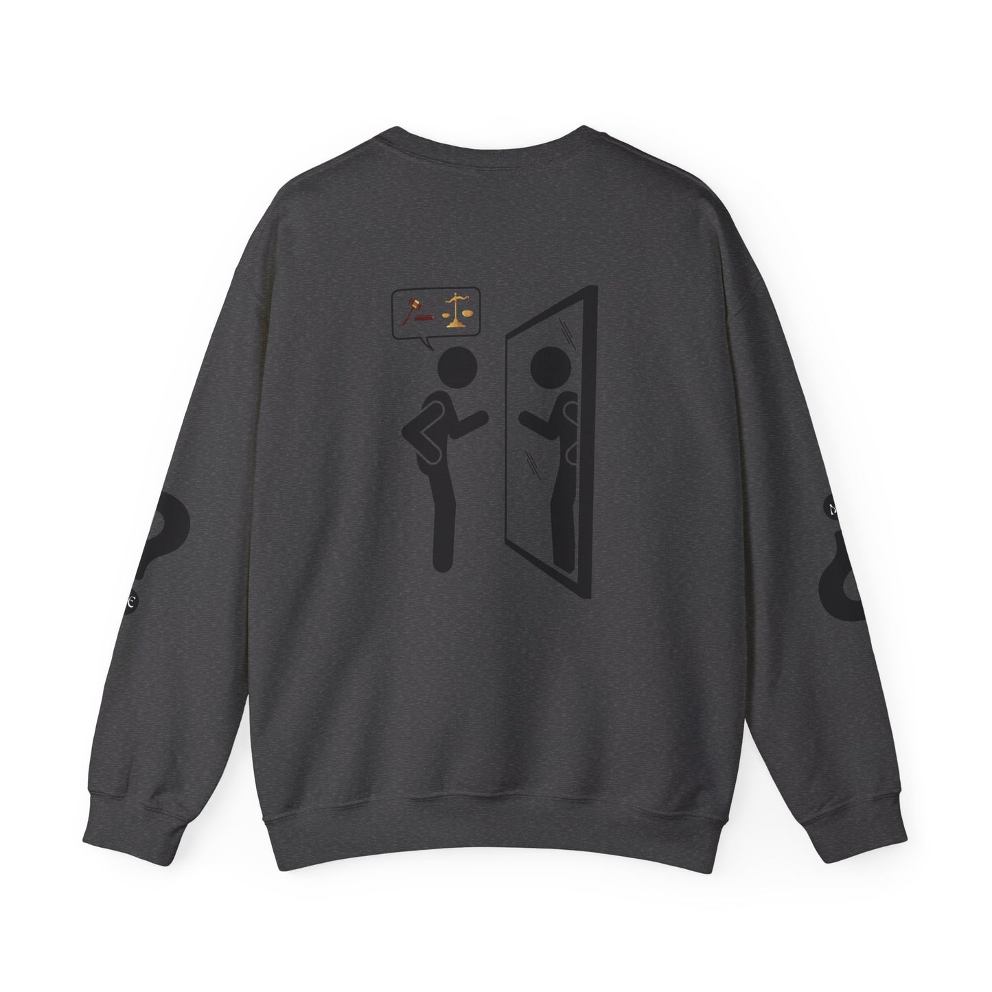 Judging Crewneck Sweatshirt, Unisex Sweater, Funny Sweatshirt, Casual Fashion, Gift for Friends, Comfort Wear