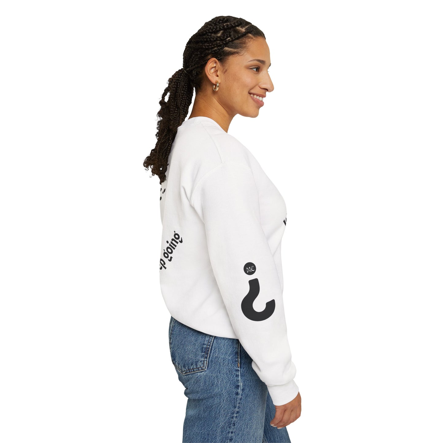 IT'S OK Inspirational Unisex Sweatshirt - Mental Health Awareness, Cozy Fashion, Self-Care Gift, Comfort Wear, Uplifting Quote