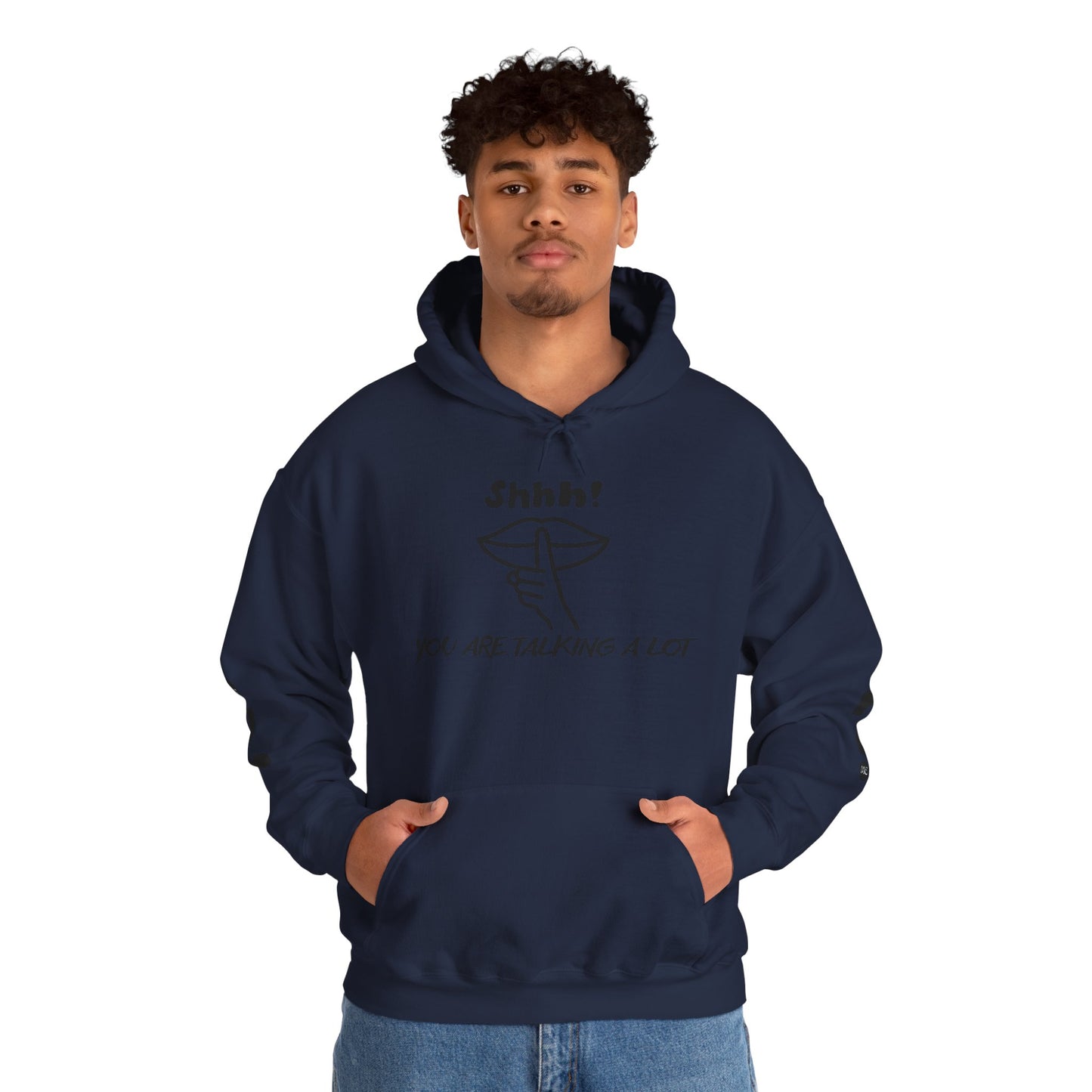 Shhh! Funny Unisex Hooded Sweatshirt, Cozy Hoodie for Introverts, Ideal Gift for Friends and Family, Perfect for Casual Wear, [...]
