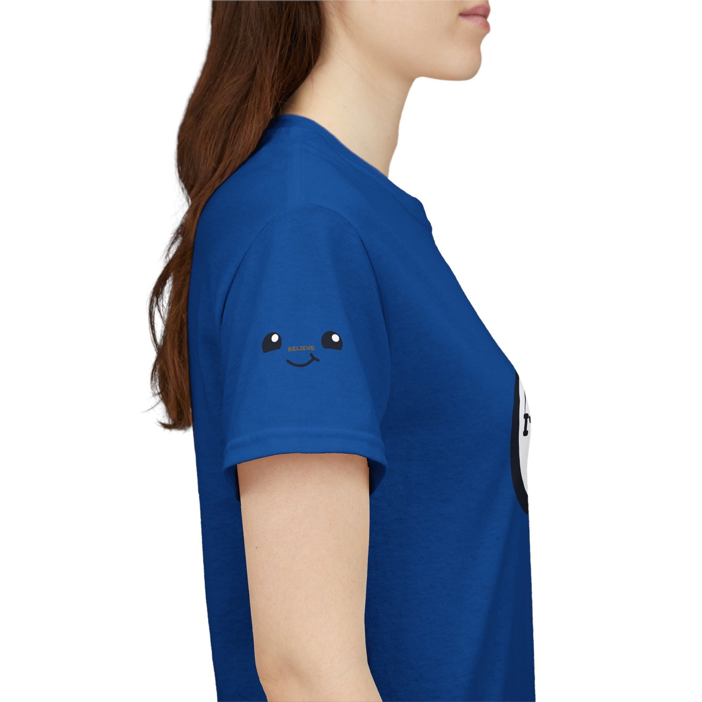 Graphic Tee — "It's Not Your Fault" Comic-Style Pointing Design