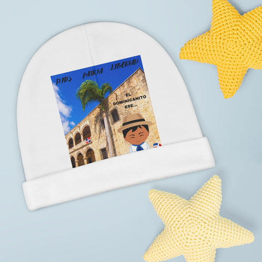 DIOS PATRIA LIBERTAD EL DOMINICANITO ESE Baby Beanie (AOP)