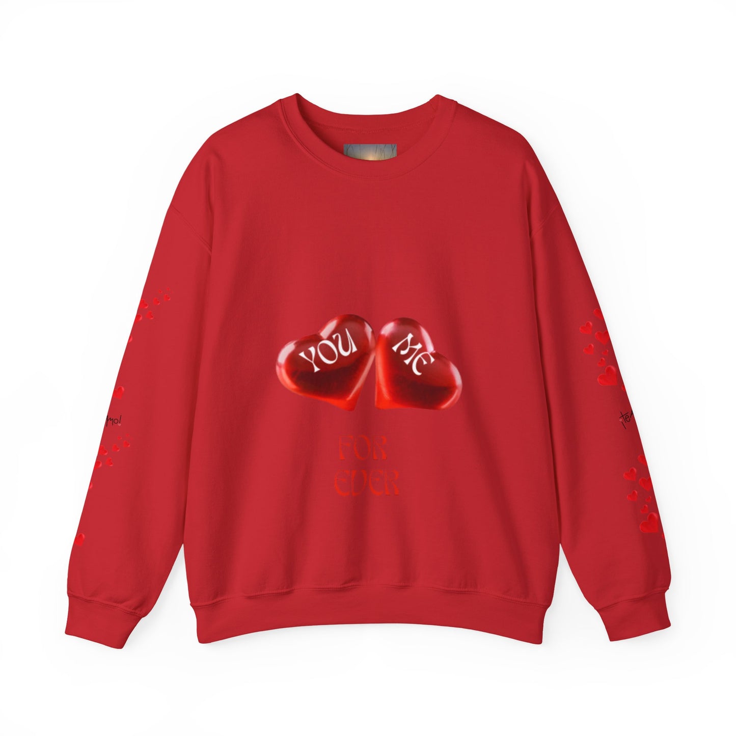 YOU AND ME Romantic Crewneck Sweatshirt, Valentine's Day Gift, Heart Sweatshirt, Unisex Love Hoodie, Couples Apparel