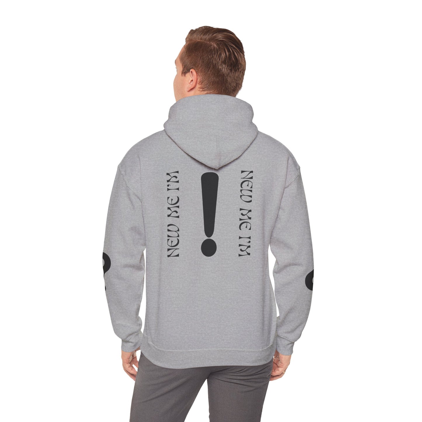 New Day, New Me Motivational Hoodie - Cozy Unisex Sweatshirt for Inspiration, Self-Care, Fitness Goals, Gift for Him, Her