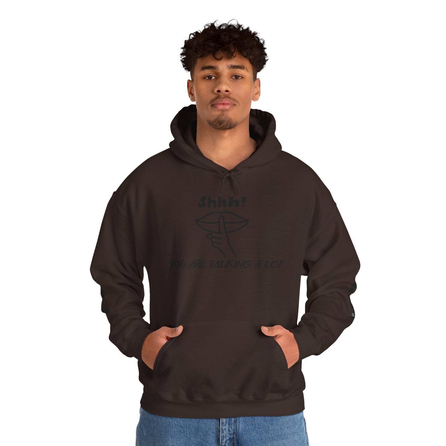 Shhh! Funny Unisex Hooded Sweatshirt, Cozy Hoodie for Introverts, Ideal Gift for Friends and Family, Perfect for Casual Wear, [...]