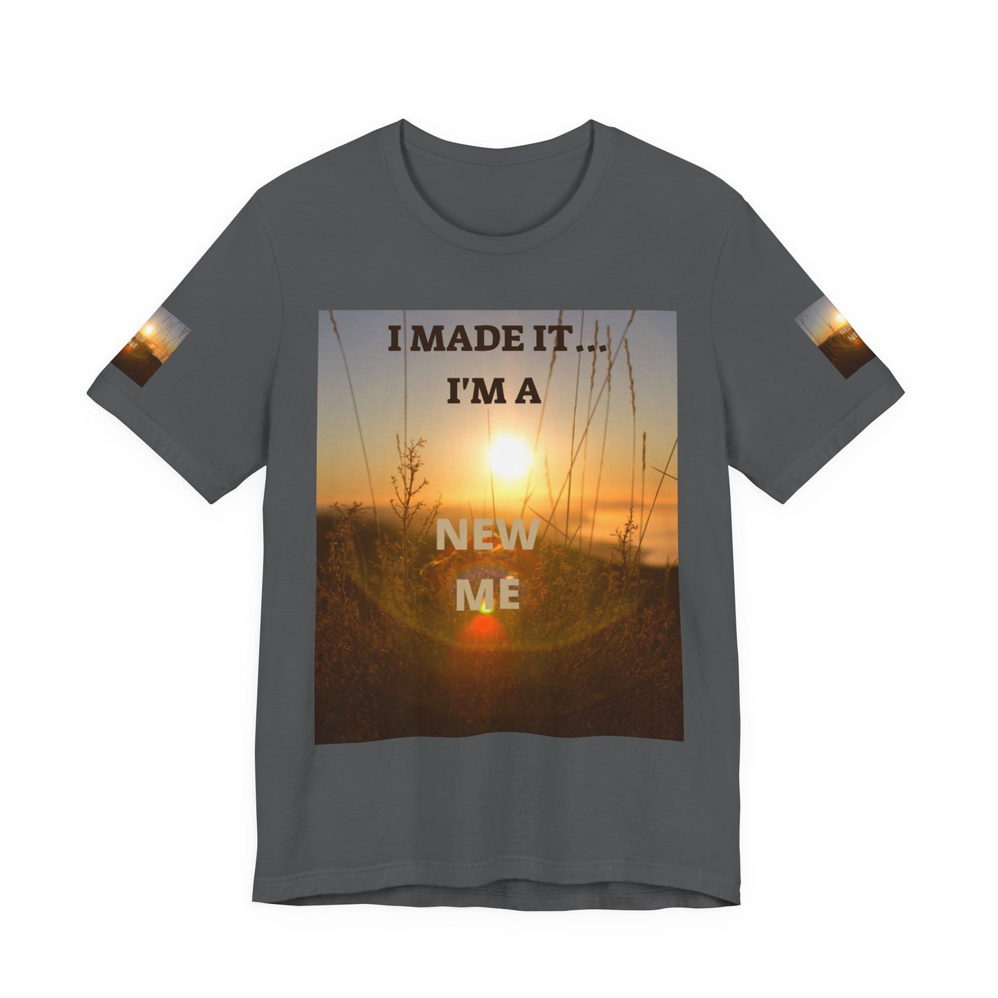 NEW ME IM Inspirational Unisex Tee | Celebrate New Beginnings, Motivational Shirt, Casual Wear, Gift for Self-Love, New Year, Personal Growth