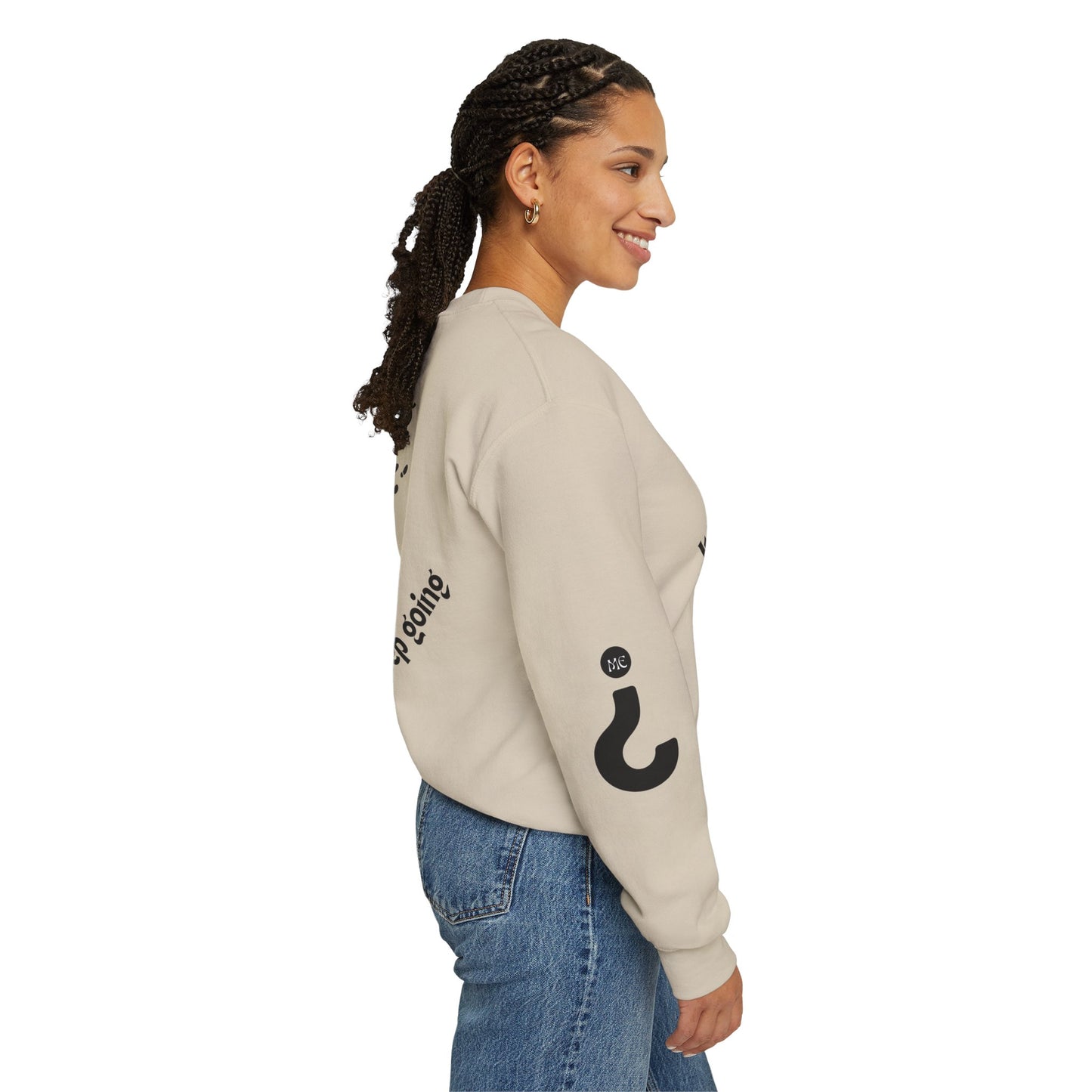 IT'S OK Inspirational Unisex Sweatshirt - Mental Health Awareness, Cozy Fashion, Self-Care Gift, Comfort Wear, Uplifting Quote
