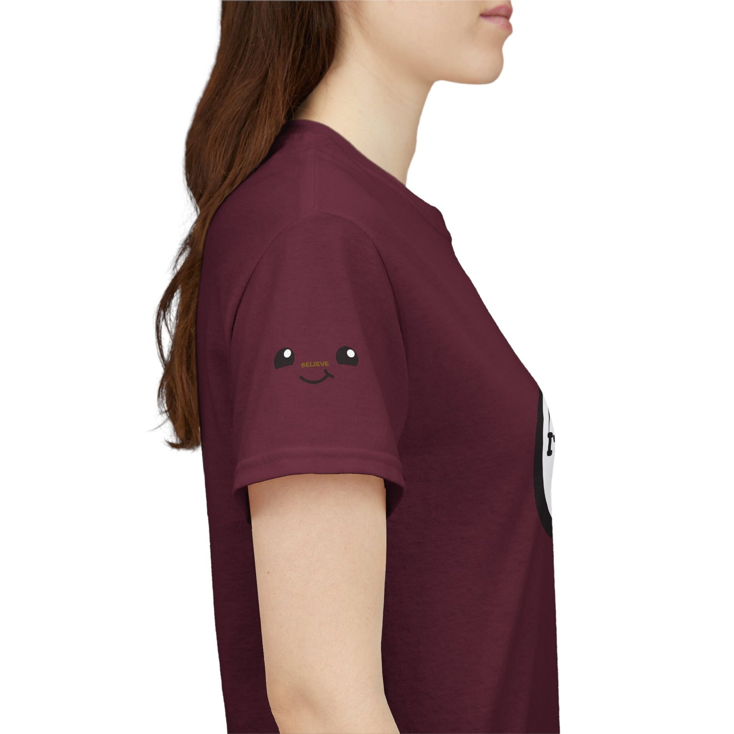 Graphic Tee — "It's Not Your Fault" Comic-Style Pointing Design