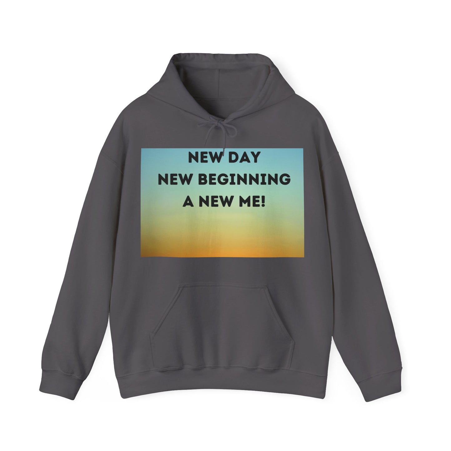 NEW DAY NEW BEGINNING A NEW ME Unisex Heavy Blend™ Hooded Sweatshirt