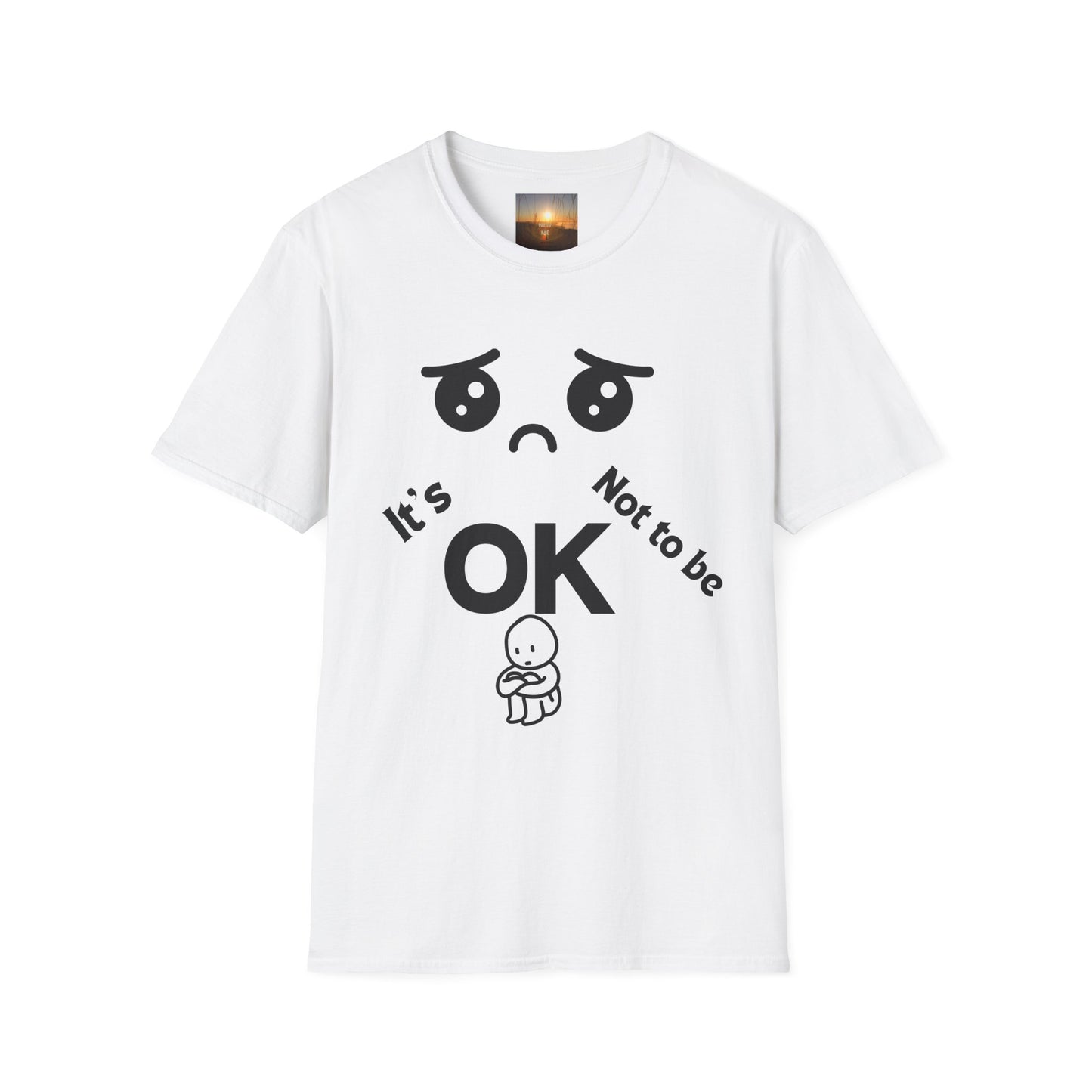 IT'S OK Emotional Support Unisex T-Shirt, Inspirational Tee, Self-Care Shirt, Mental Health Awareness, Gift for Friends, Motivational Apparel, [...]
