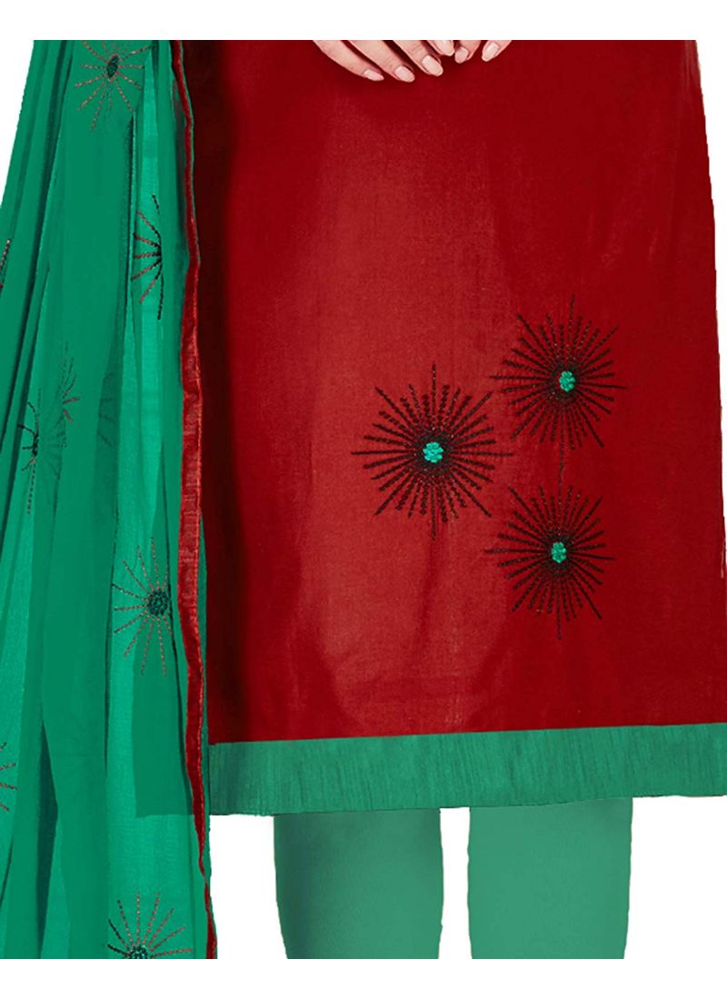Generic Women's Glaze Cotton Salwar Material