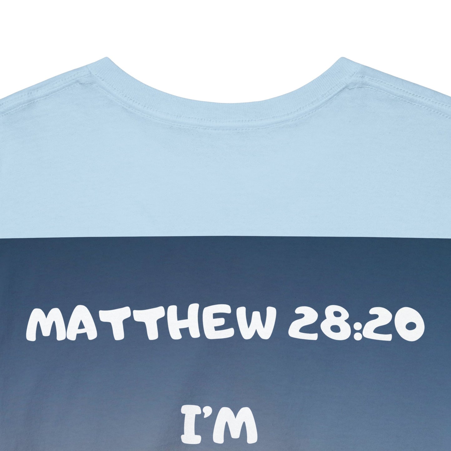 Faith Travel T‑Shirt — “Jeremiah 29:11 / Matthew 28:20” Inspirational Plane Tee