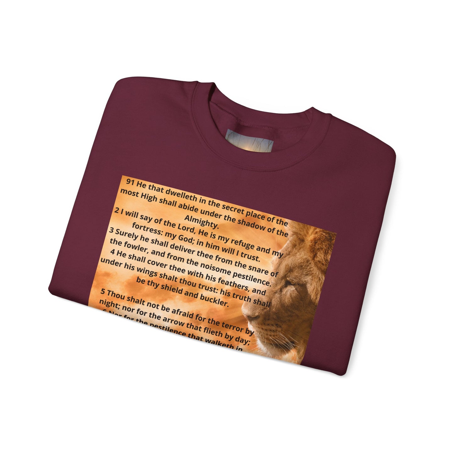 PSALM 91 Inspirational Lion Sweatshirt, Motivational Crewneck, Animal Lover Gift, Cozy Unisex Apparel, Unique Quote Sweatshirt, Gift for Nature [...]