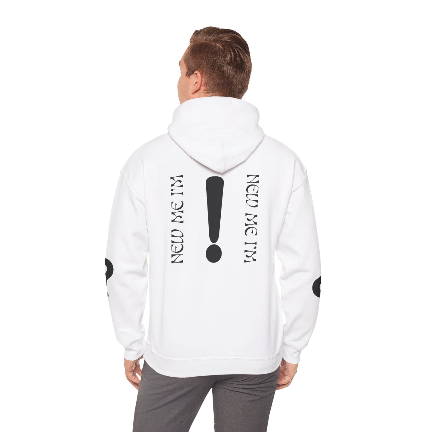 New Day, New Me Motivational Hoodie - Cozy Unisex Sweatshirt for Inspiration, Self-Care, Fitness Goals, Gift for Him, Her