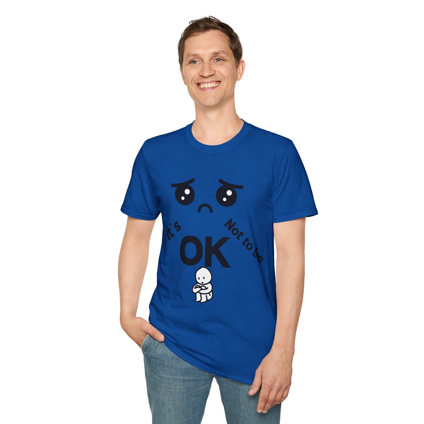 IT'S OK Emotional Support Unisex T-Shirt, Inspirational Tee, Self-Care Shirt, Mental Health Awareness, Gift for Friends, Motivational Apparel, [...]