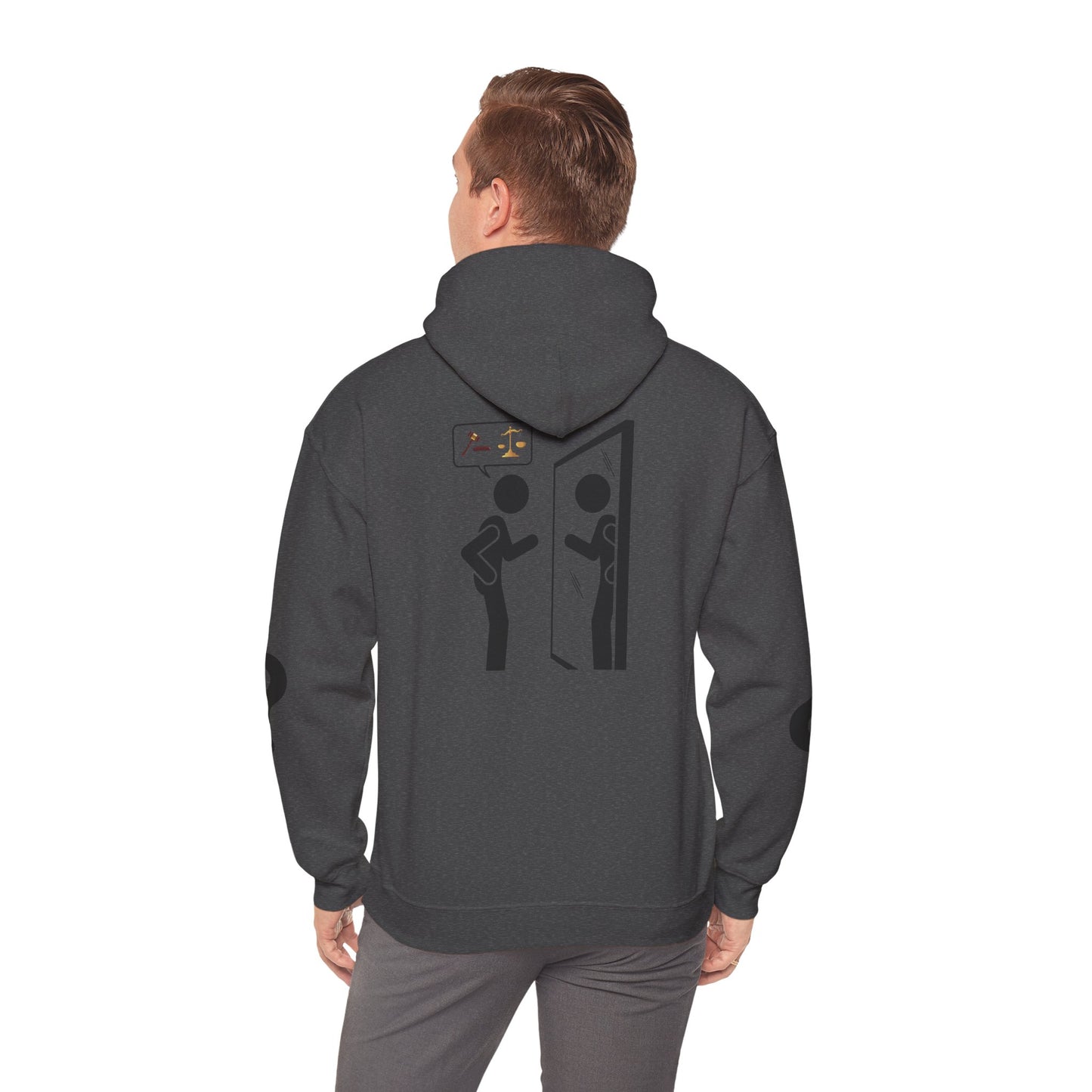JUDGING Hooded Sweatshirt - Casual, Versatile, Perfect Gift for All Occasions, Cozy Unisex Hoodie, Unique Streetwear