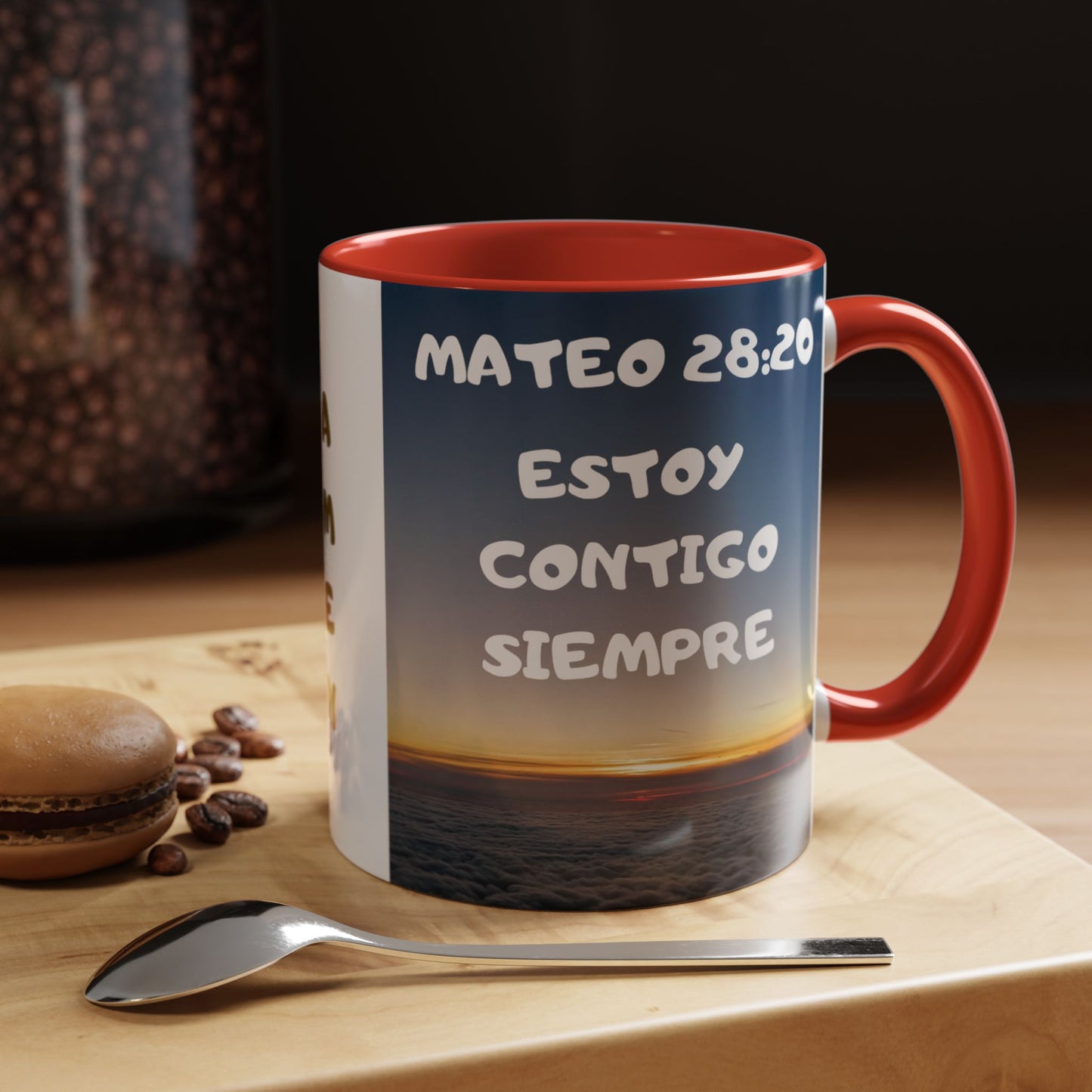 "Mateo 28:20 Estoy Contigo Siempre" Accent Mug (11/15oz)