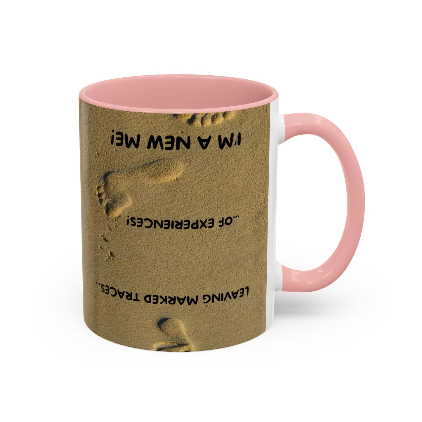 LEAVING EXPERIENCES Inspirational Accent Coffee Mug - Perfect Gift for New Beginnings, Motivation, Self-Discovery, Café Lover, Ceramic Cup