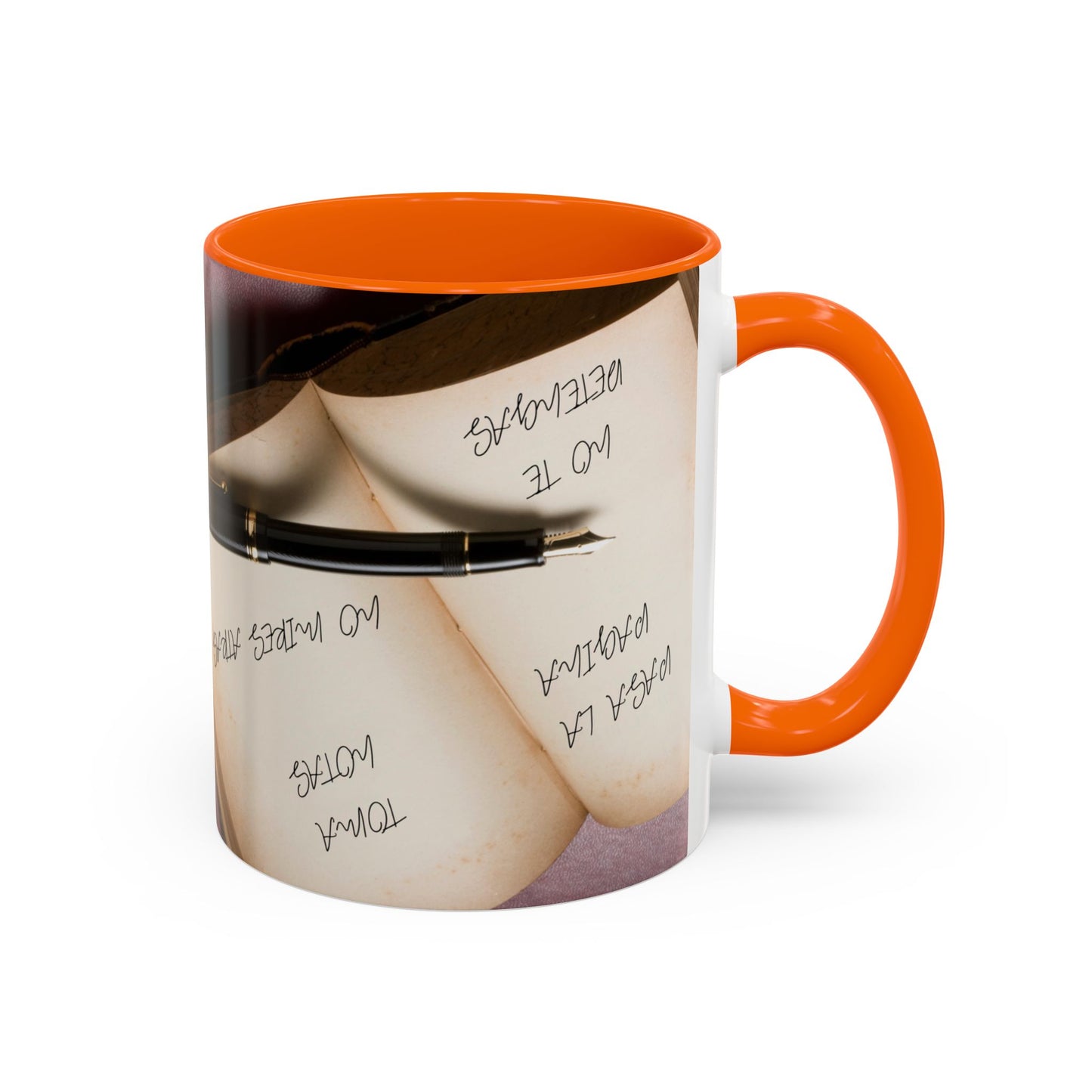 TURN THE PAGE NO TE DETENGAS Inspirational Accent Coffee Mug - Motivational Quotes, Perfect for Home or Office, Gift for Friends, Encouragement, Self-care