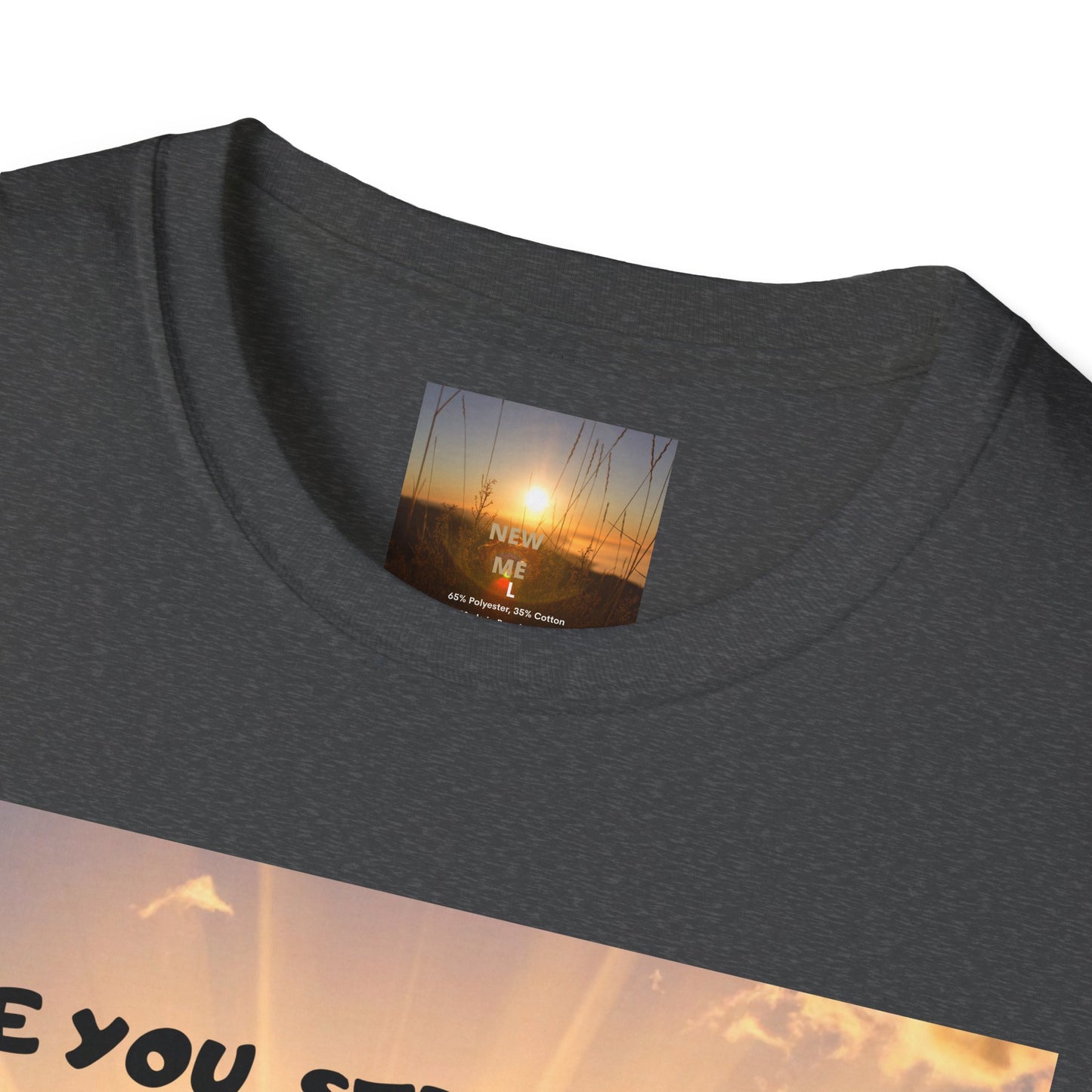 Live Smiley T-Shirt — 'Are You Still Alive?' Sunburst Positive Tee