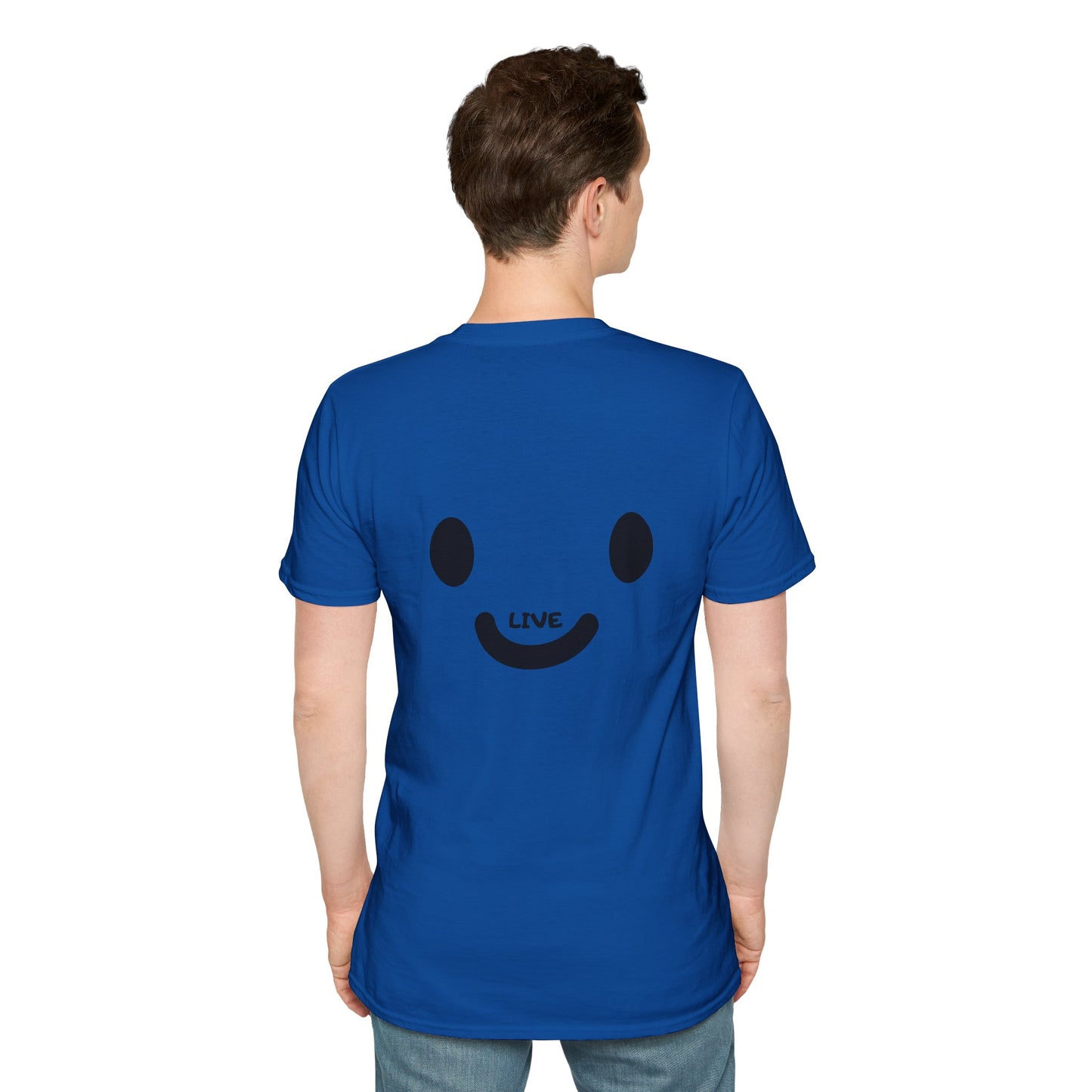 Live Smiley T-Shirt — 'Are You Still Alive?' Sunburst Positive Tee