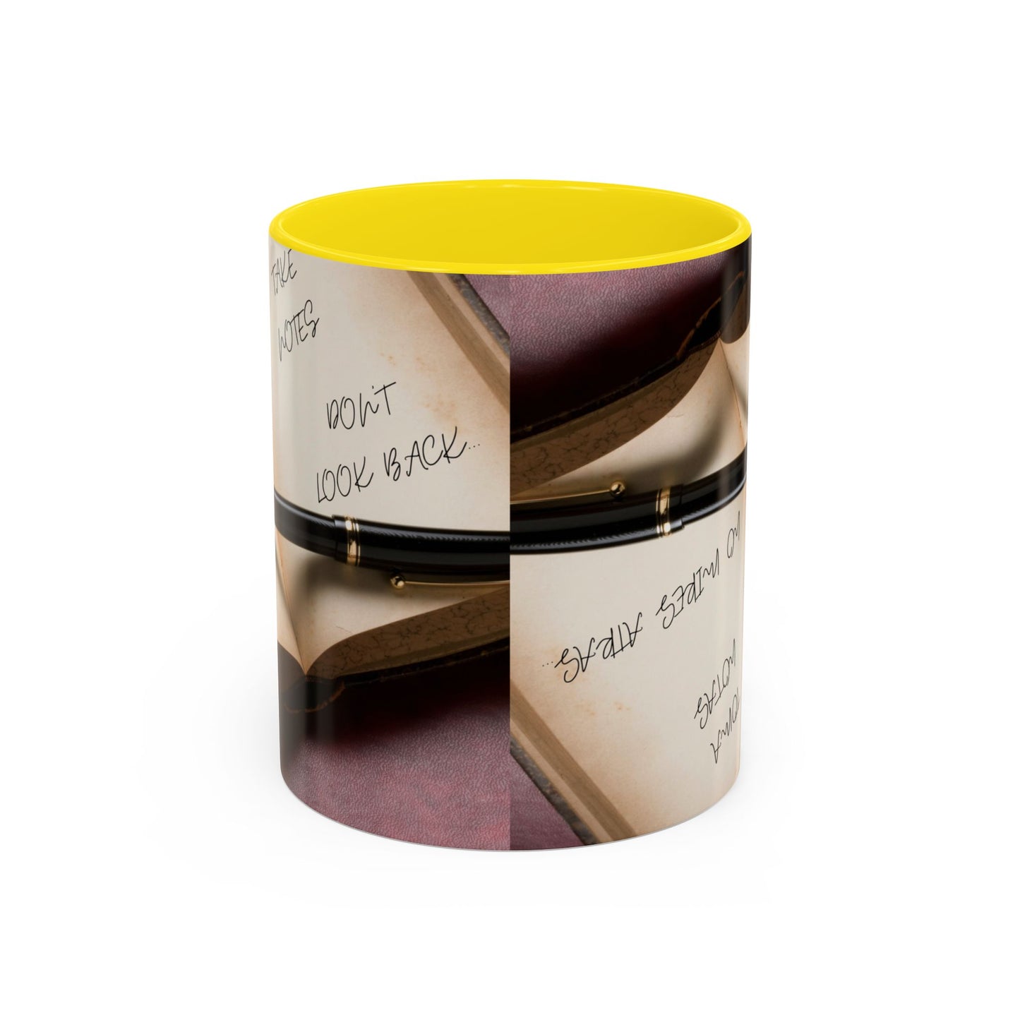 TURN THE PAGE NO TE DETENGAS Inspirational Accent Coffee Mug - Motivational Quotes, Perfect for Home or Office, Gift for Friends, Encouragement, Self-care