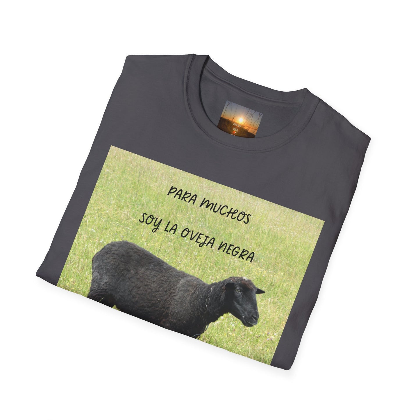 OVEJA NEGRA PERO Unisex Softstyle T-Shirt with Sheep Designs - Cute Farm Animal Tee, Funny Gift for Animal Lovers, Pastoral Vibe, Eco-Friendly Fashion, [...]