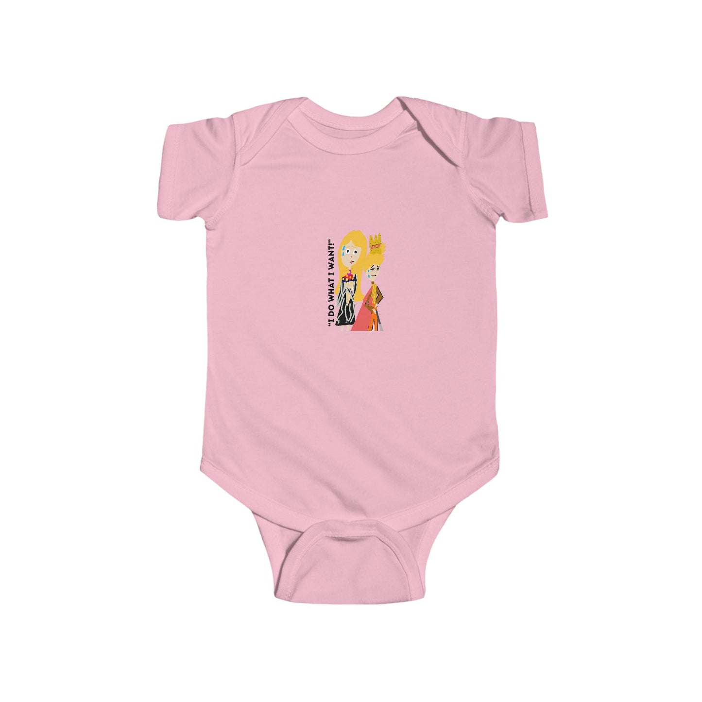 I DO WHAT I WANT BABIES ISAAC IDYER ARTS DESINGS Infant Fine Jersey Bodysuit