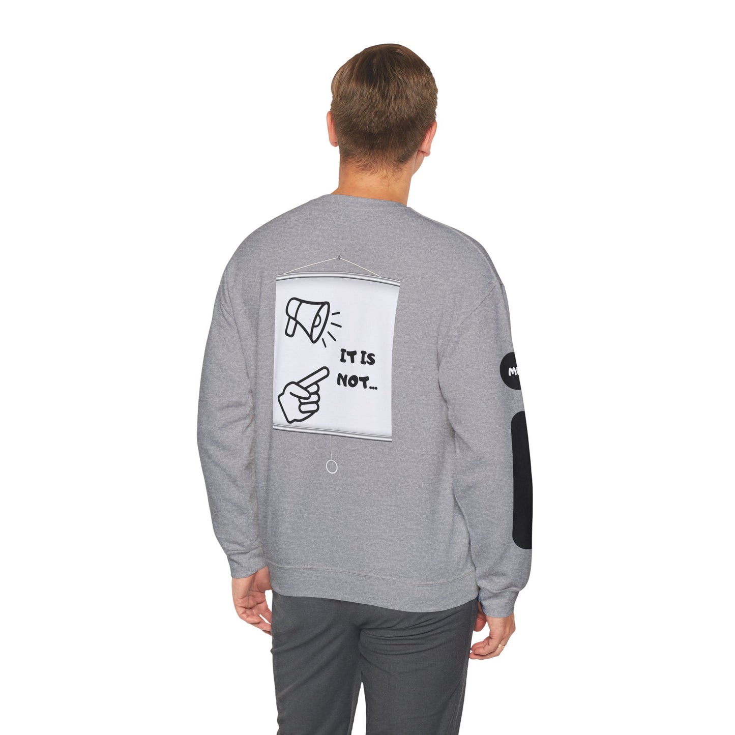 "It's Not Your Fault" Graphic Comfort Pullover