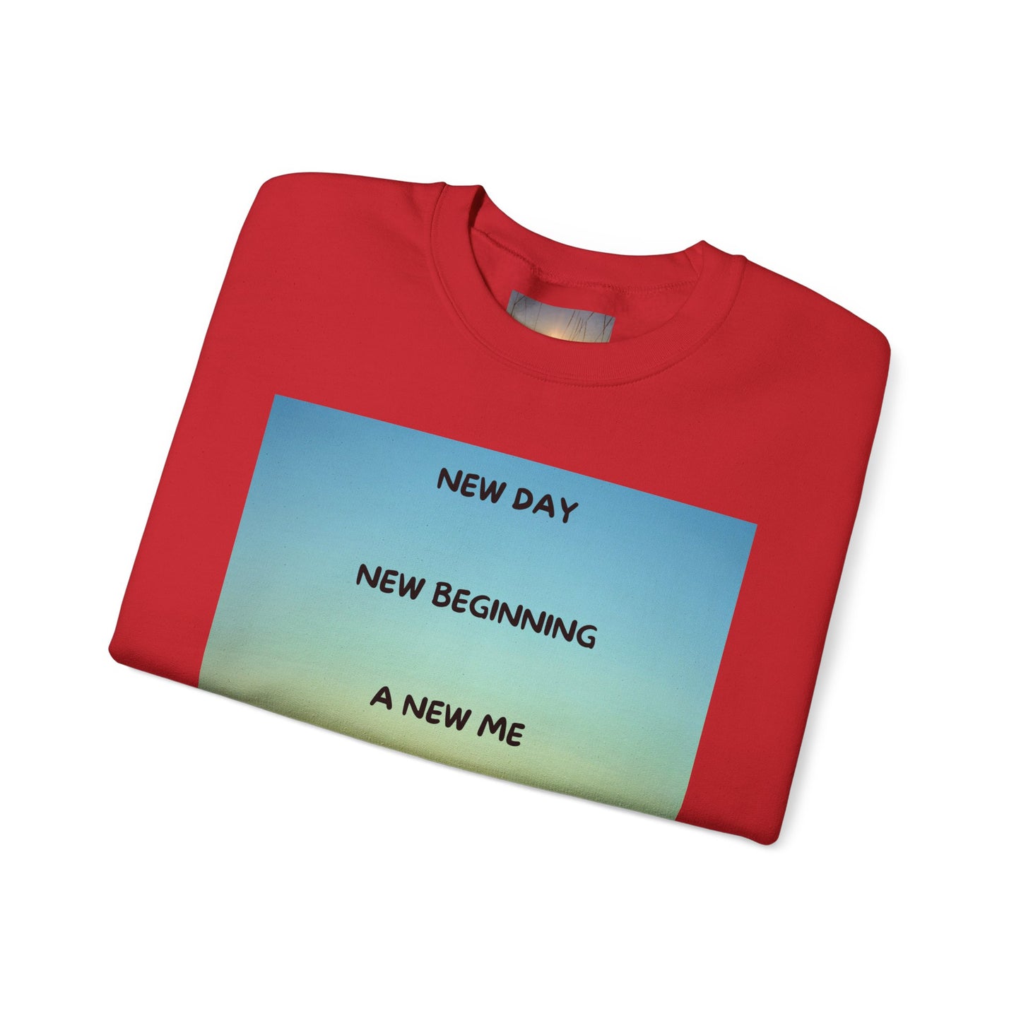 NEW DAY NEW BEGINNING A NEW ME Crewneck Sweatshirt - New Day, New Beginning, A New Me, Motivational Apparel, Cozy Gift for Her, Affirmation Sweater, [...]