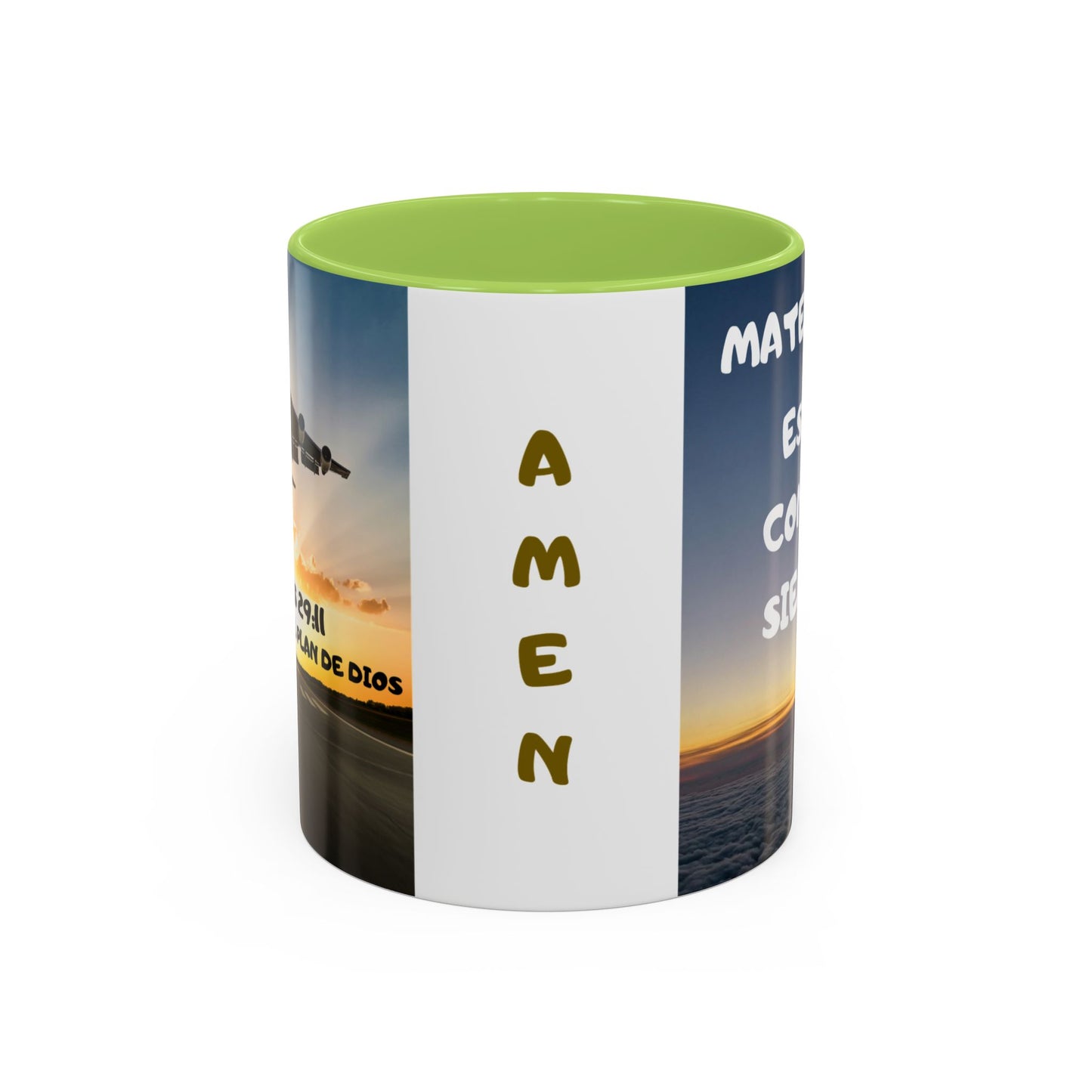 "Mateo 28:20 Estoy Contigo Siempre" Accent Mug (11/15oz)