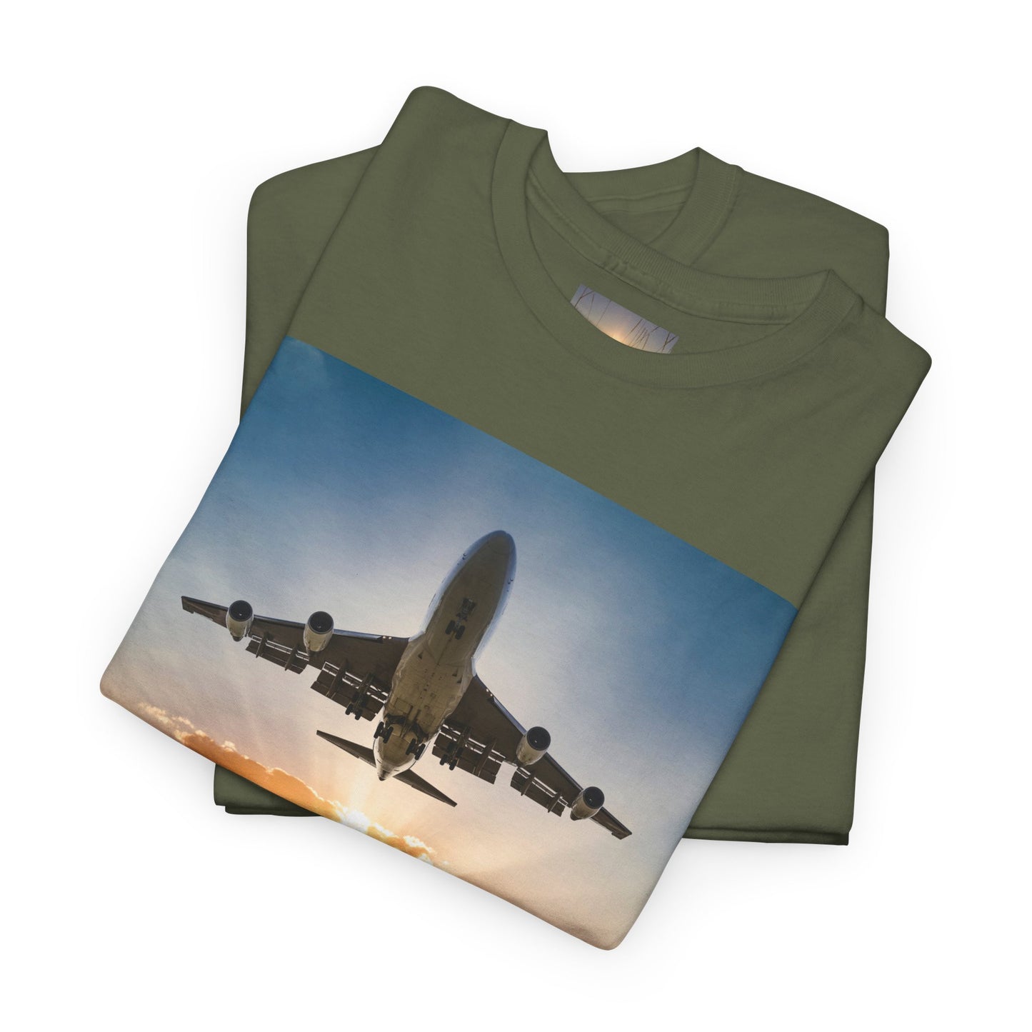 Faith Travel T‑Shirt — “Jeremiah 29:11 / Matthew 28:20” Inspirational Plane Tee