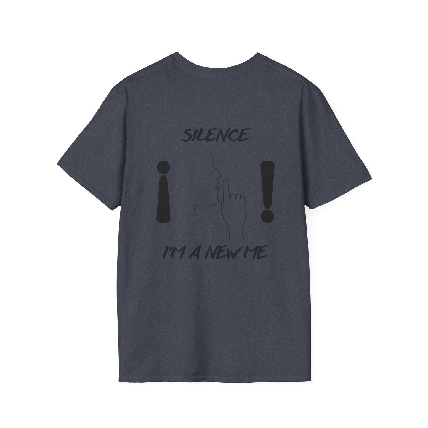 SILENCE Unisex Funny Quote T-Shirt: Shhh! You Are Talking A Lot, Silence I'm A New Me, Trendy Graphic Tee for Quirky Gifts, Comfortable Casual [...]