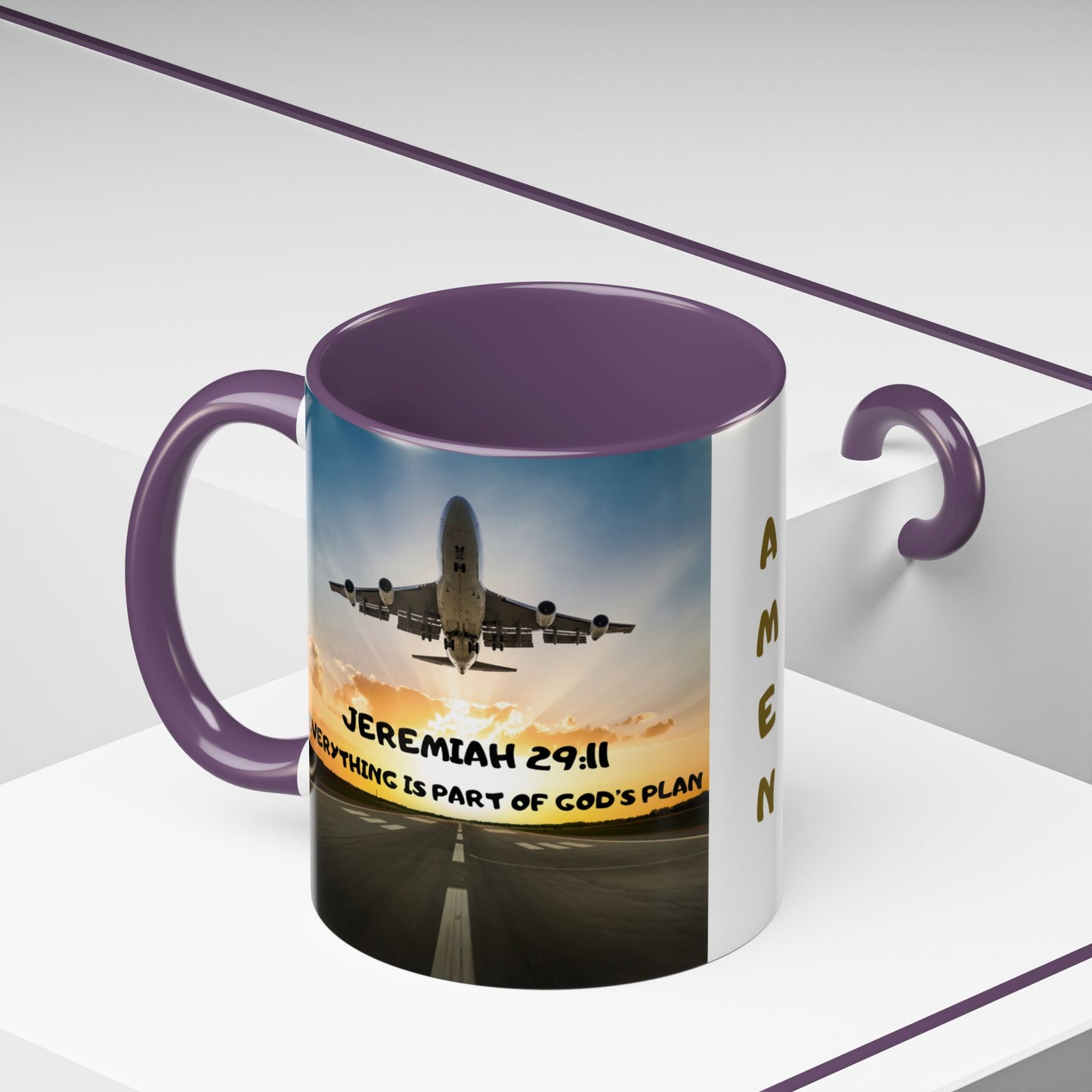 Matthew 28:20 Coffee Mug – "I’m With You Always" Inspirational Christian Accent Mug