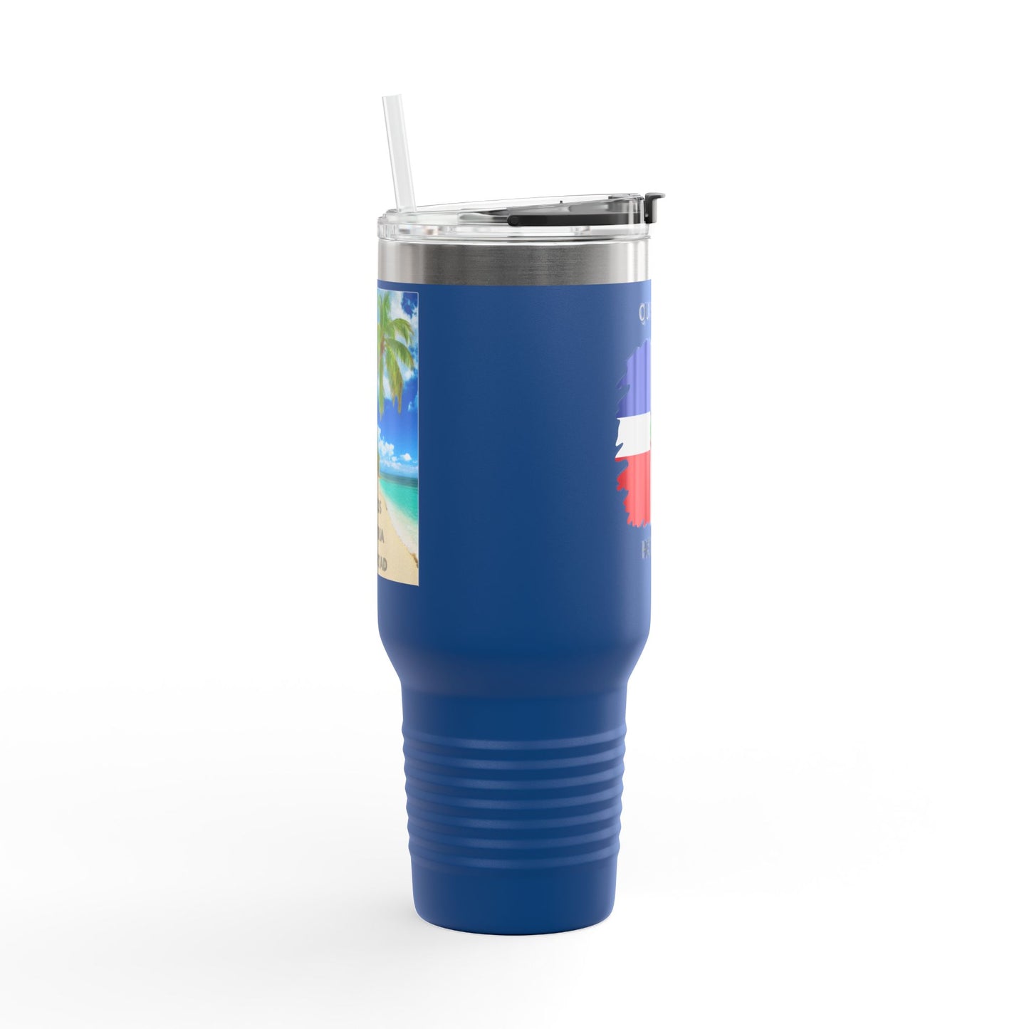 Dominican Republic Insulated Travel Mug, Caribbean Travel Cup, Beach Lover Gift, Quisqueya Hermosa Thermos, Vacation Essential, Summer [...]