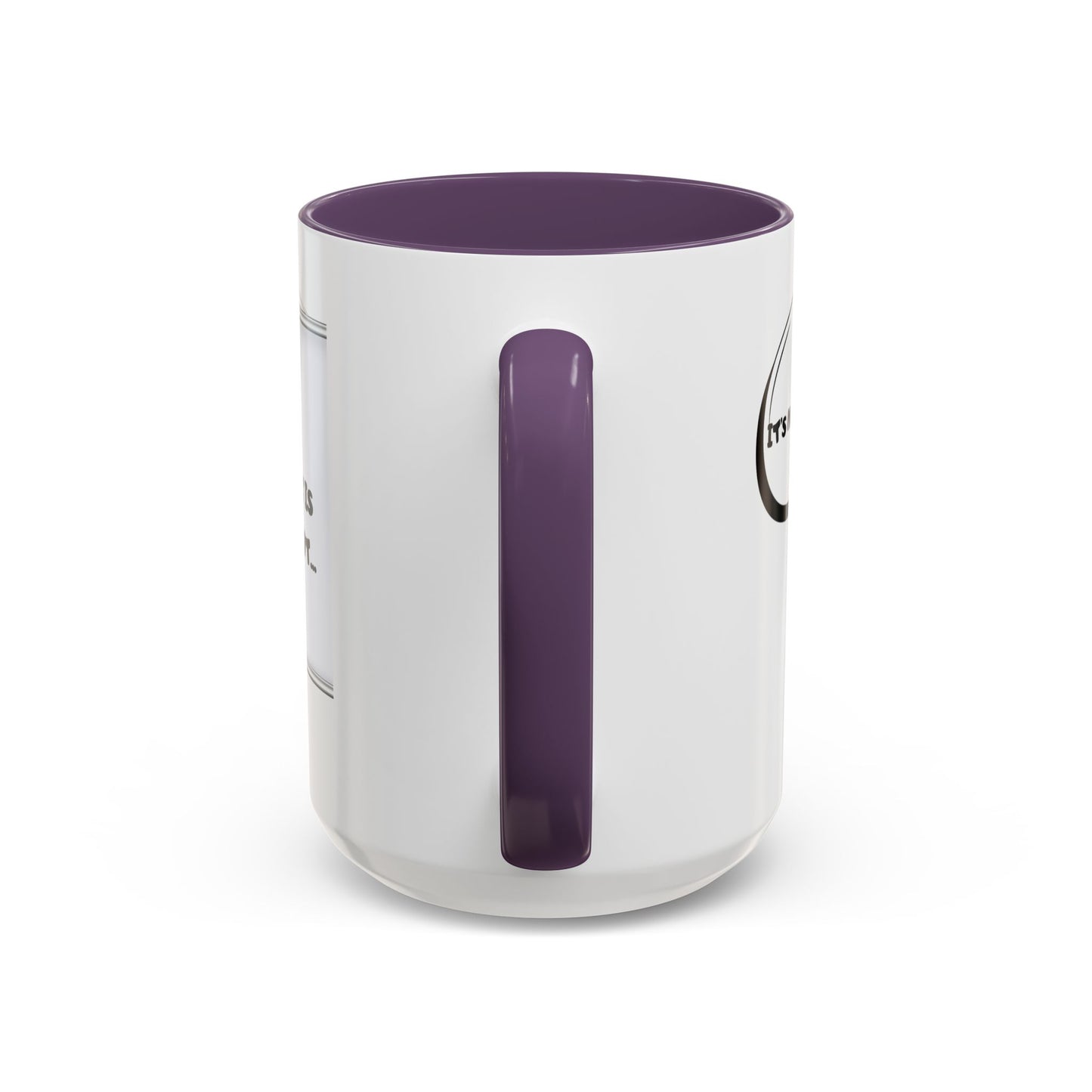 Accent Coffee Mug — Funny 'It Is Not your Fault' Doodle Cartoon Mug (11/15oz)