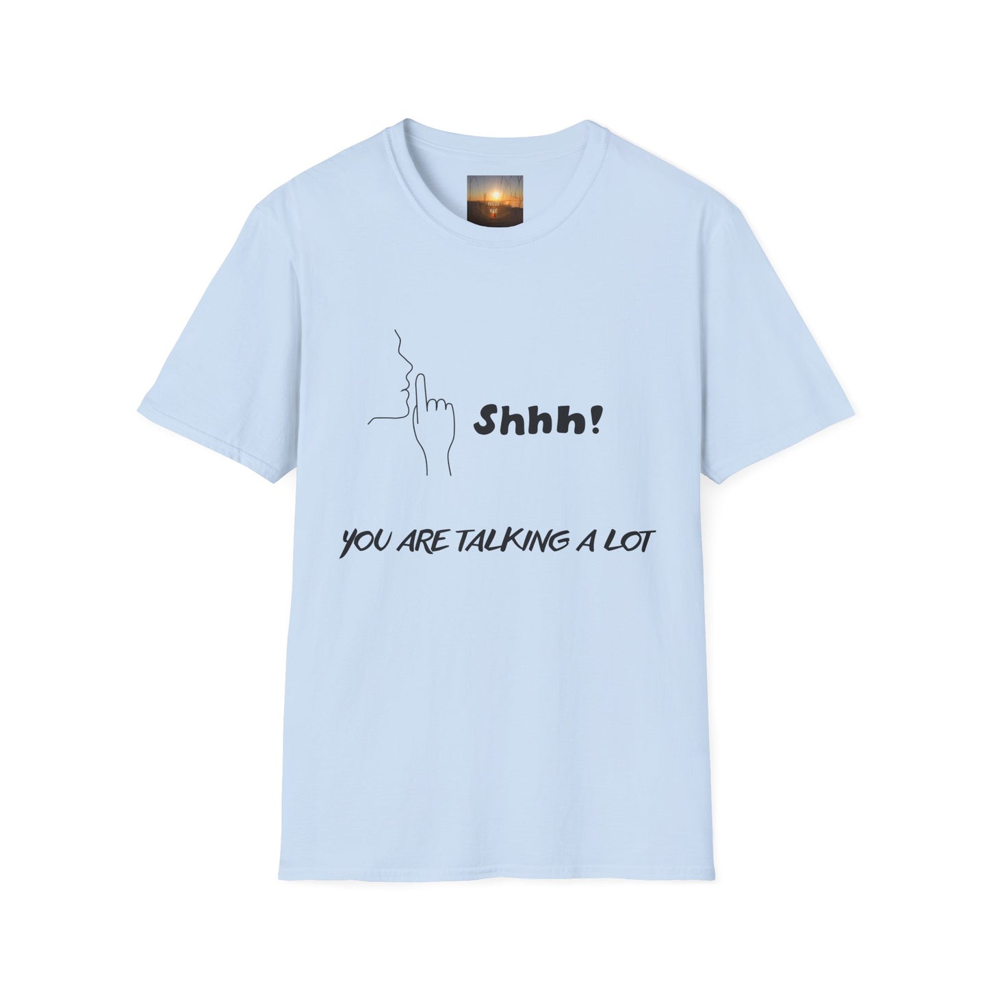 SILENCE Unisex Funny Quote T-Shirt: Shhh! You Are Talking A Lot, Silence I'm A New Me, Trendy Graphic Tee for Quirky Gifts, Comfortable Casual [...]