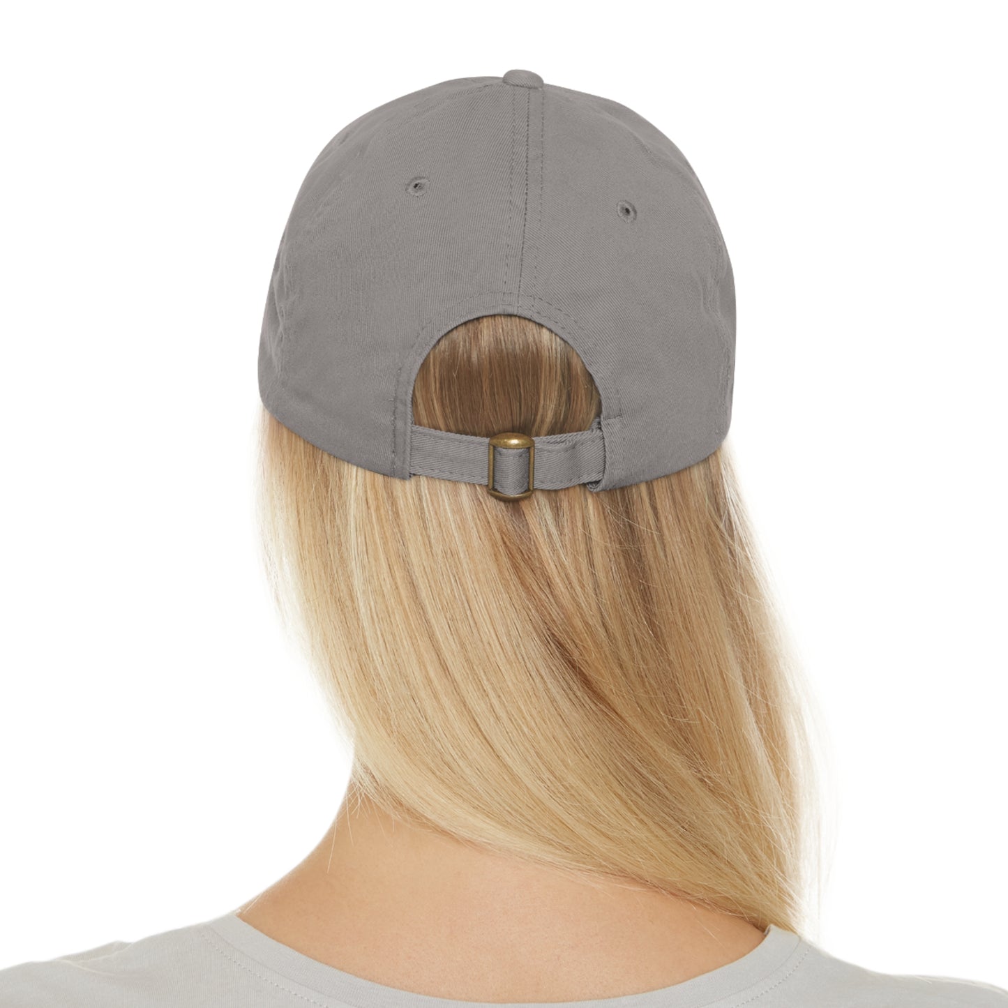 NEW DAY NEW BEGINNING A NEW ME Hat with Leather Patch (Rectangle)