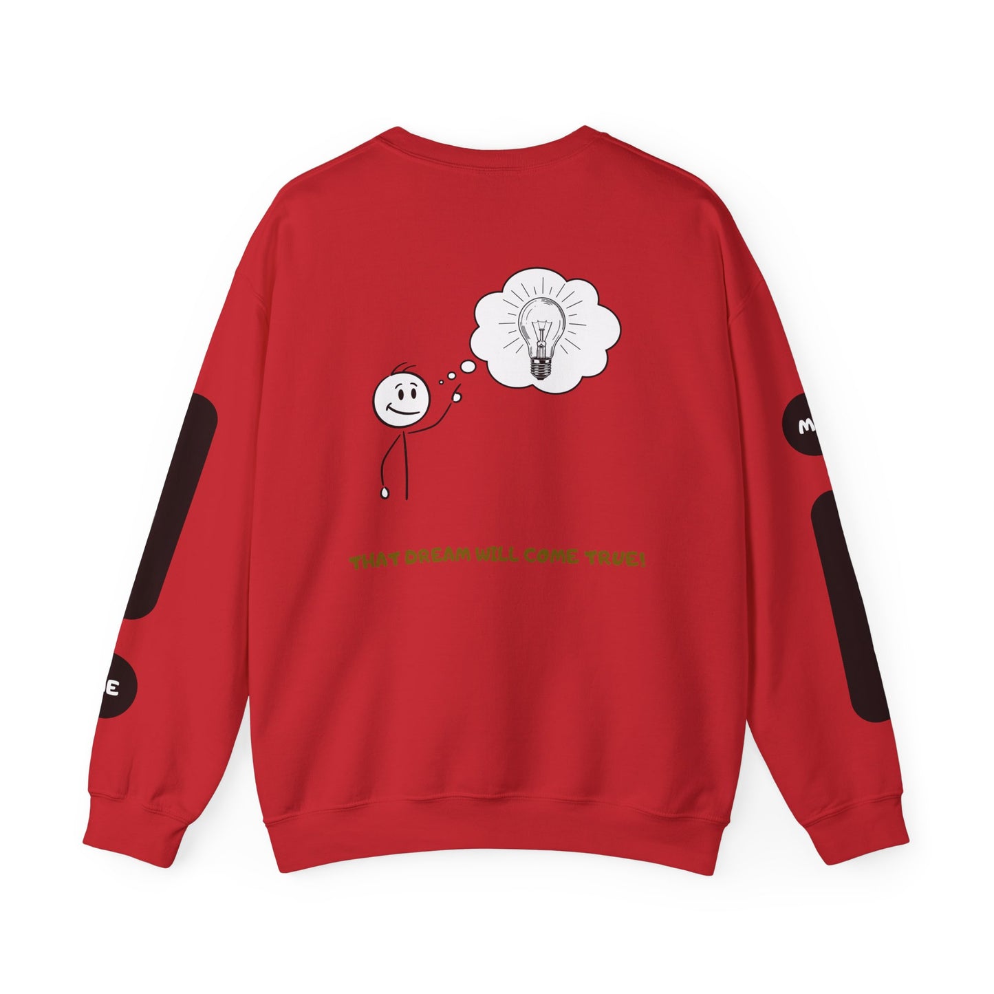 Motivational Crewneck Sweatshirt – "Don't Lose Focus… You've Got This" Scenic Design