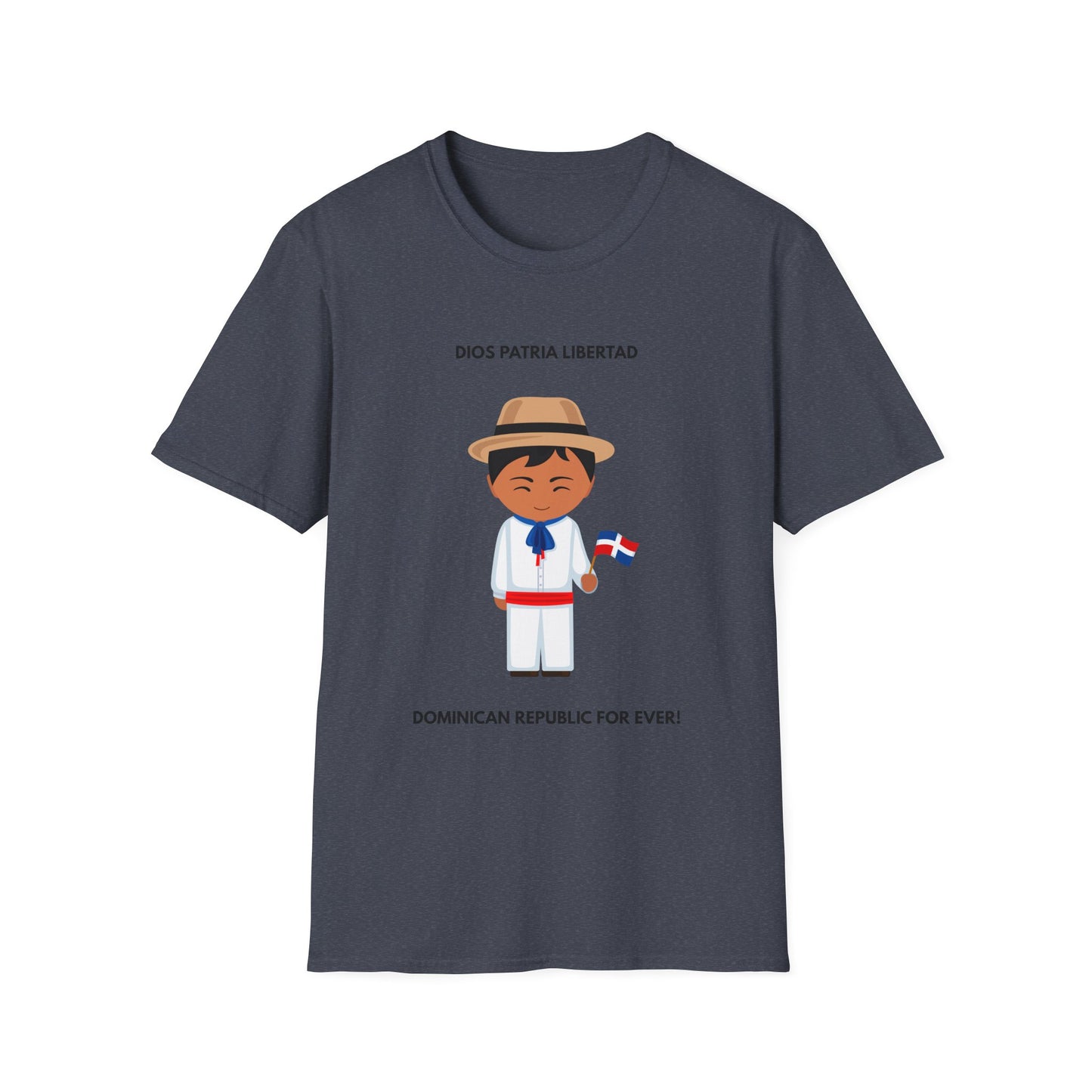 Dominican Republic Forever T-Shirt | Cultural Pride Tee, Unisex Softstyle Shirt, Vacation Apparel, Caribbean Pride, Travel Gift