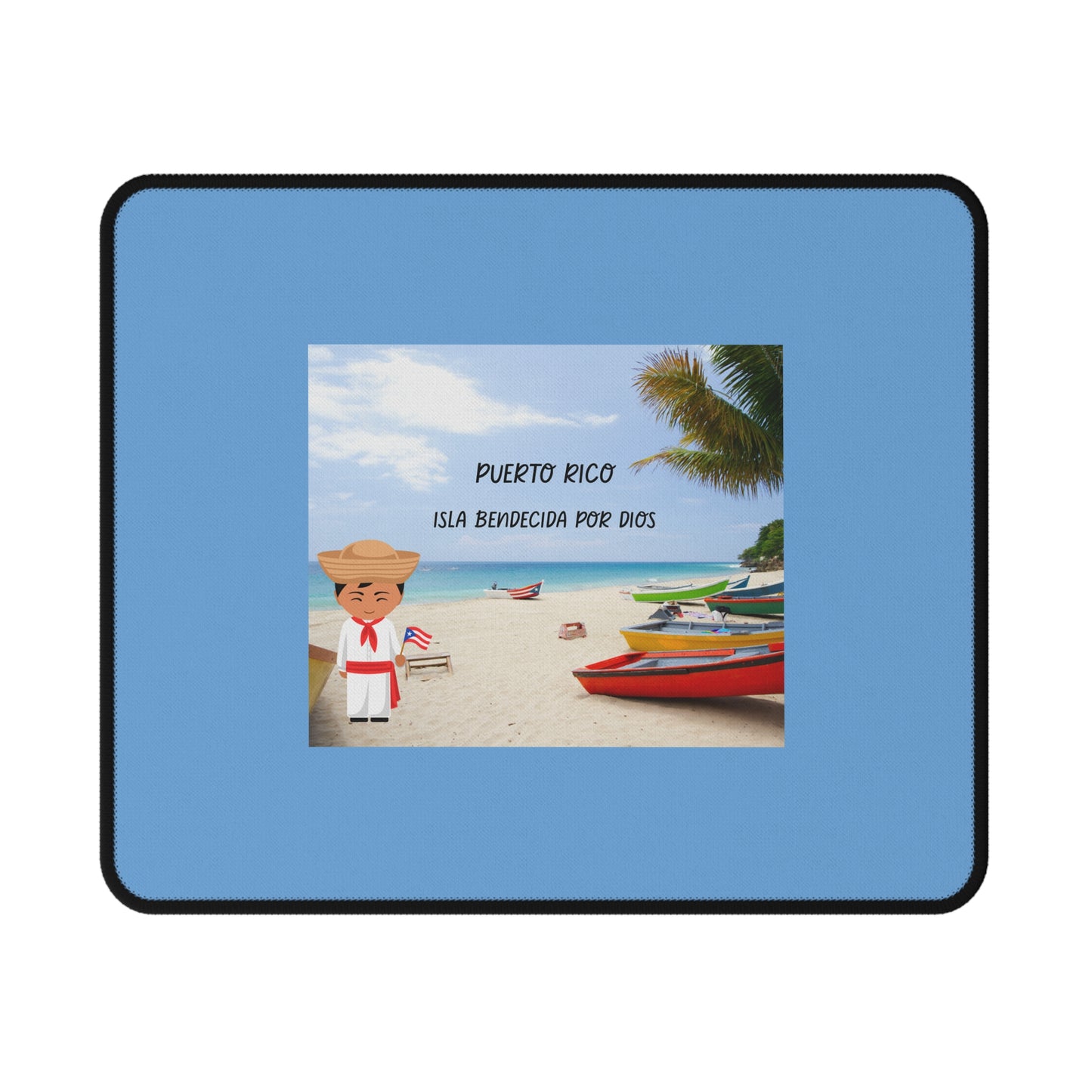 Non-Slip Gaming Mouse Pad with Puerto Rico Design, Perfect for Gamers, Home Office Decor, Gifts for Him, Birthday Present, Travel [...]