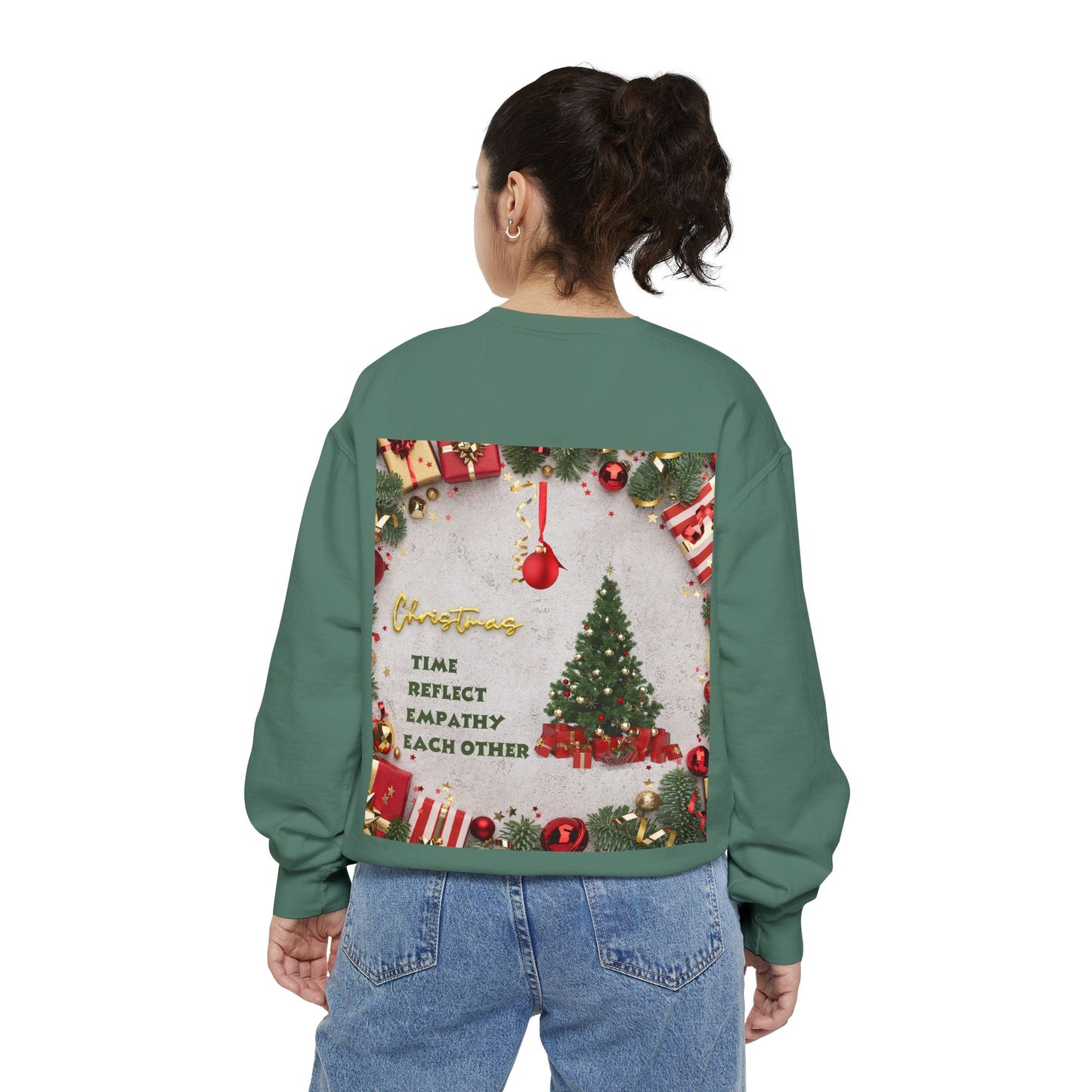 Cozy Holiday Sweatshirt - A New Life, New Hope, New Beginning, Christmas Gift, Unisex Apparel, Festive Wear, Winter Fashion